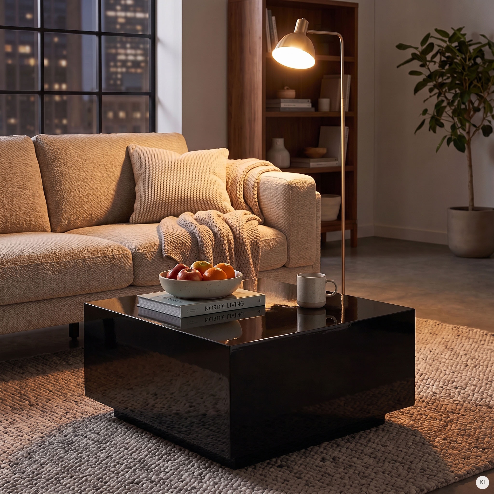 SalesFever Couchtisch Schnörkelloses Design trifft auf ultramoderne Hochglanzoptik