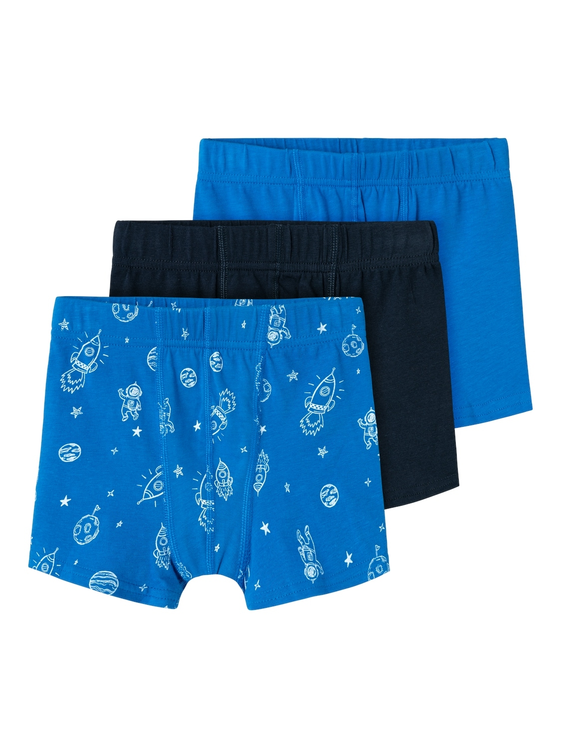 Name It Boxershorts »NMMTIGHTS 3P SKYDIVER SPACE NOOS«, (Packung, 3 St.)