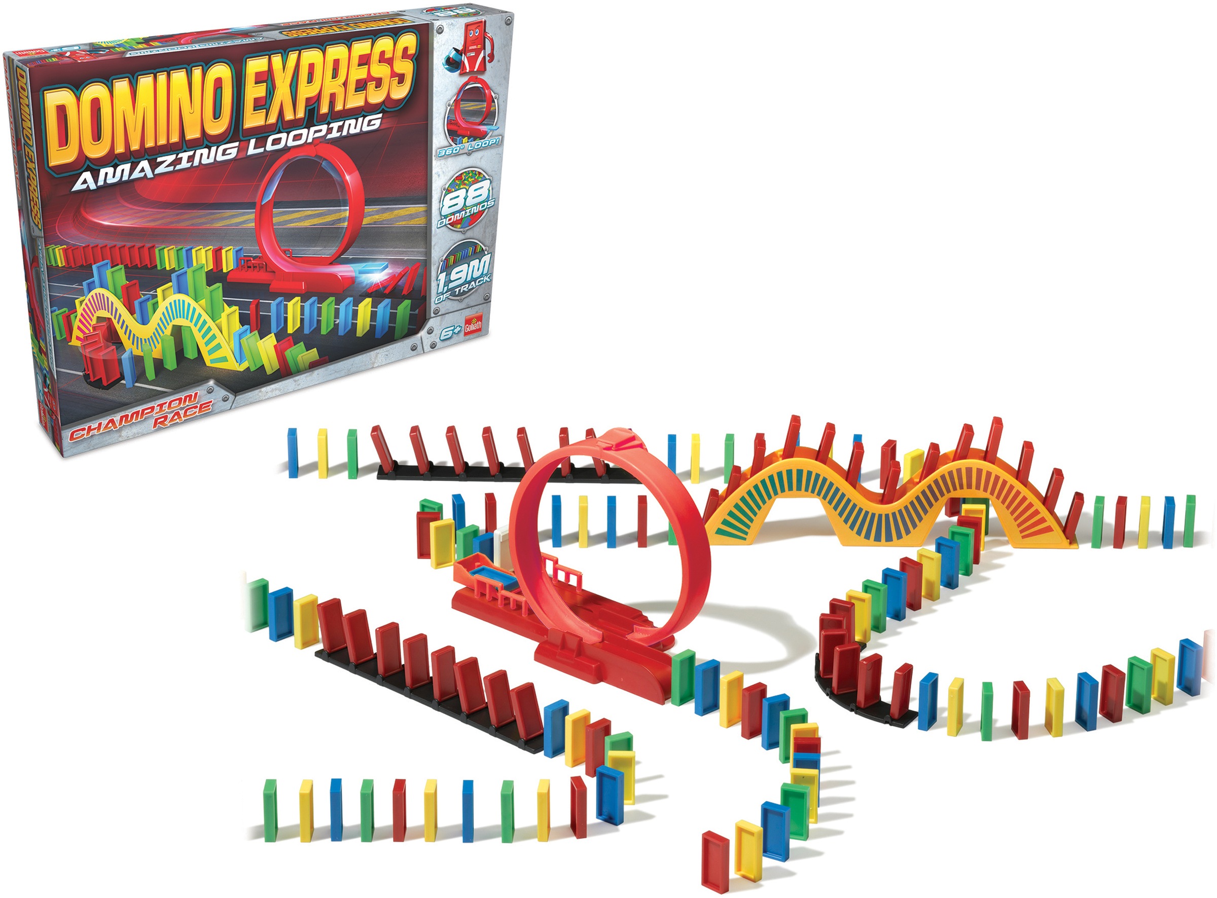 Goliath® Spiel »Domino Express Amazing Looping«, mit Hindernissen kaufen