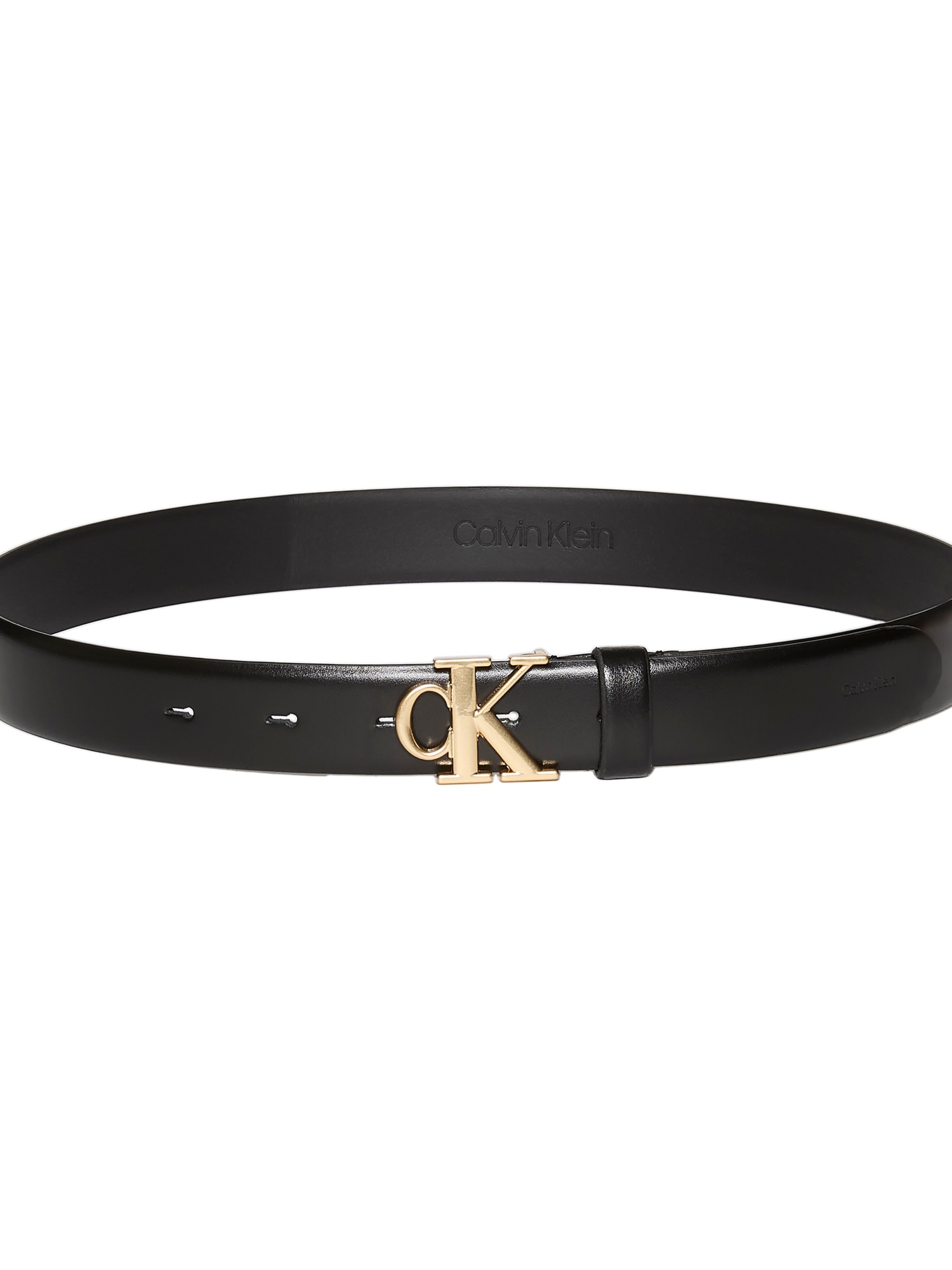 Calvin Klein Ledergürtel »CK BUCKLE 30MM FIXED BELT« Größenverstellbar