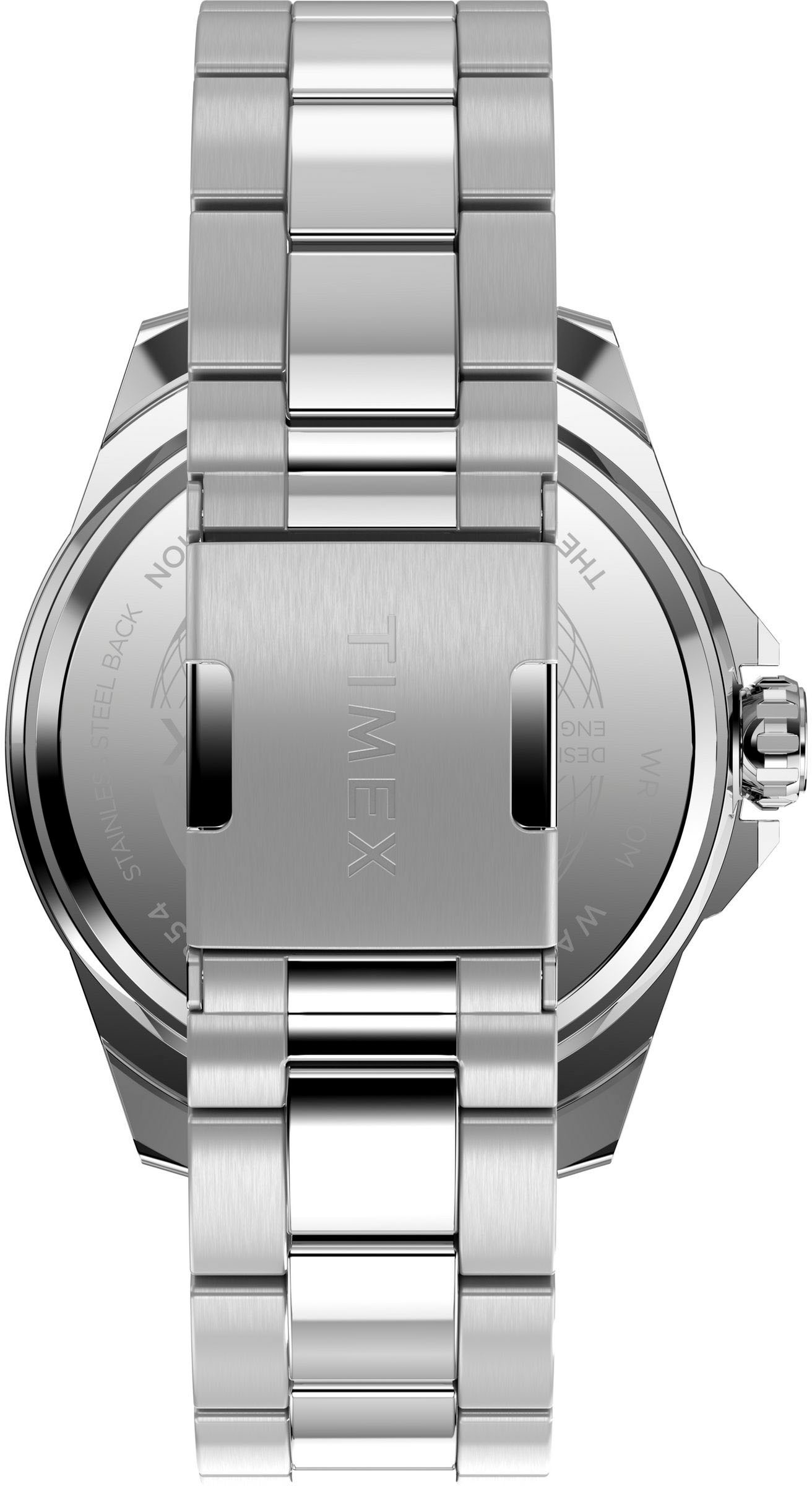 Timex Quarzuhr »ESSEX«, Armbanduhr, Herrenuhr,Edelstahlarmband,Datum, Leuchtzeiger