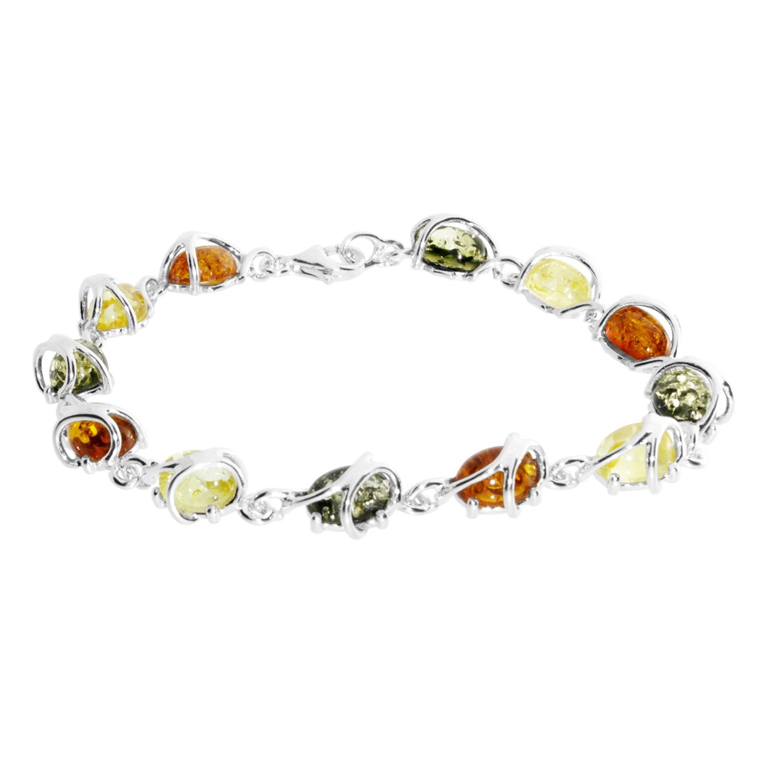 OSTSEE-SCHMUCK Armband »- Alva - Silber 925/000 - Bernstein«