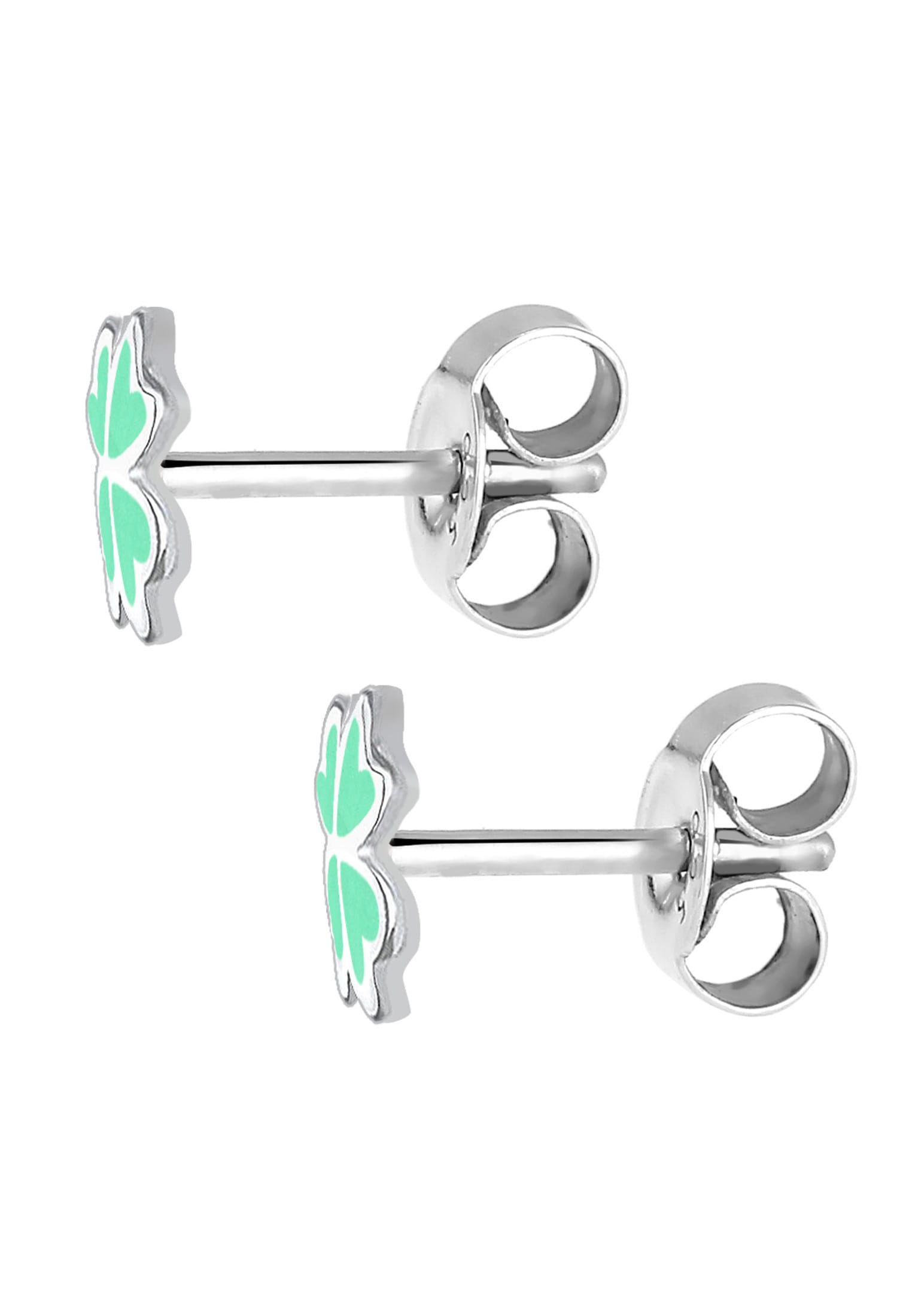 Elli Paar Ohrstecker »Ohrringe Ohrstecker Kinder Kleeblatt 925 Sterling Silber«