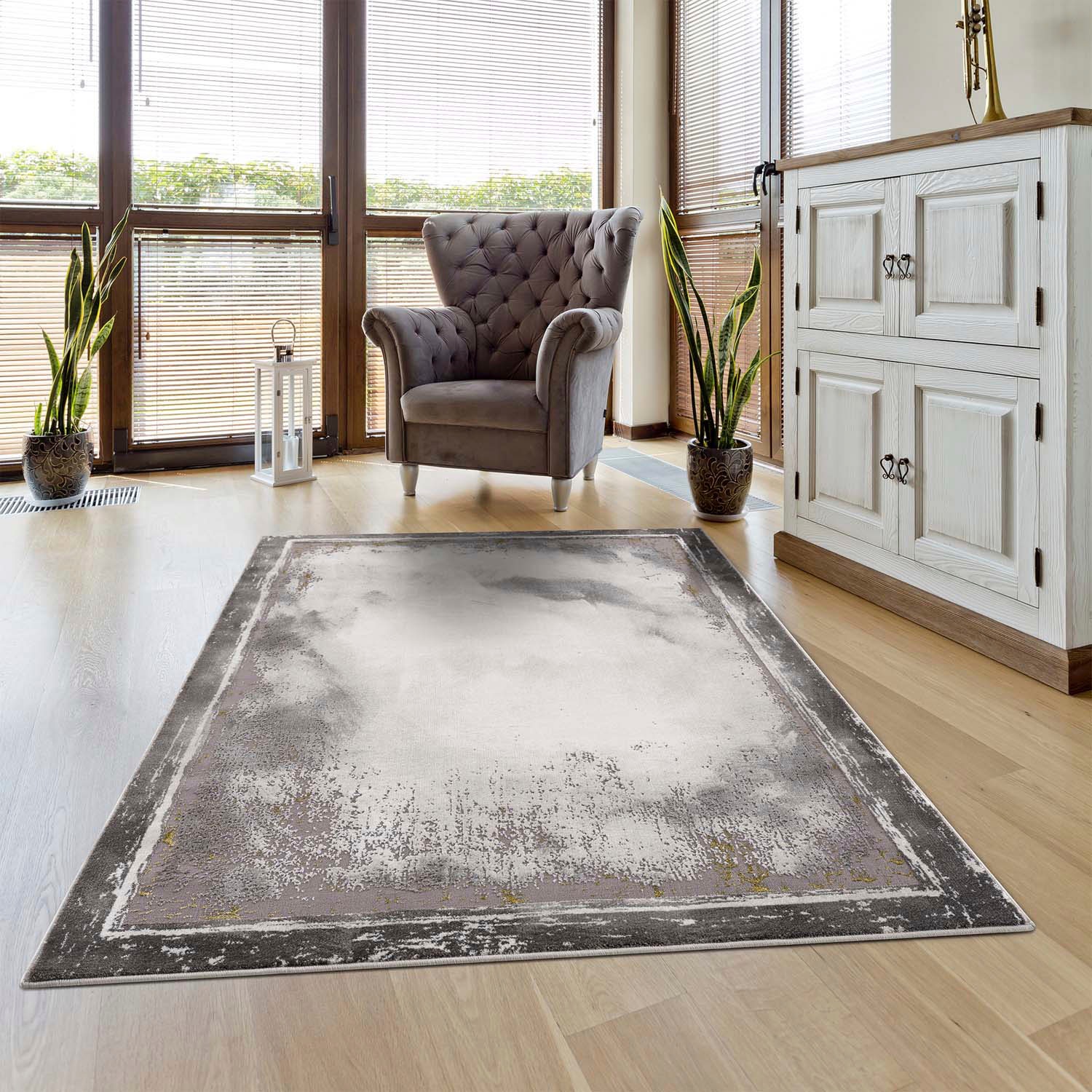 Carpet City Teppich »Noa For, rechteckig, Pflegeleicht Modern, 9330«, Weicher Kurzflor
