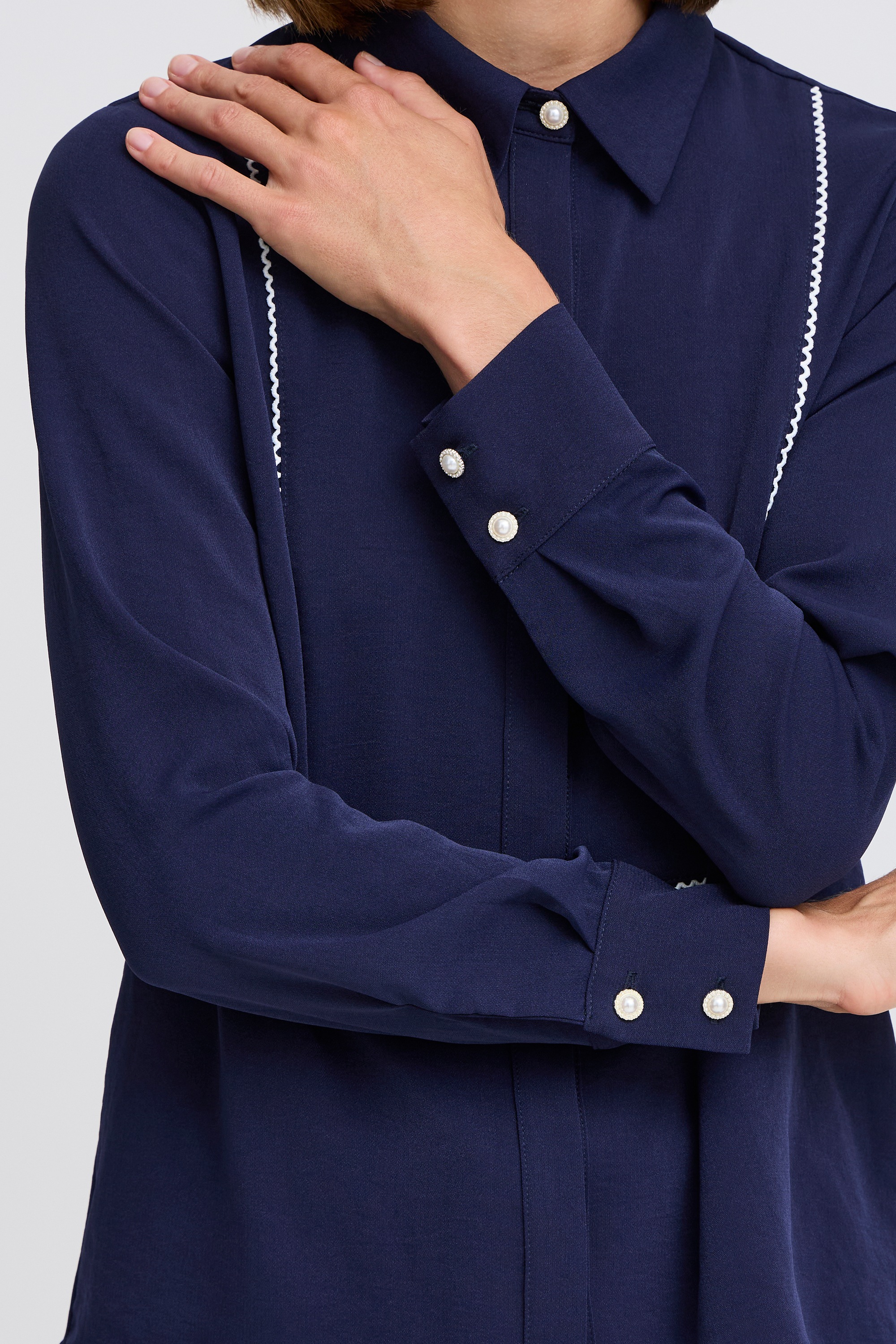 b.young Kurzarmbluse »Damen Kurzarm-Bluse BYIDALINE«