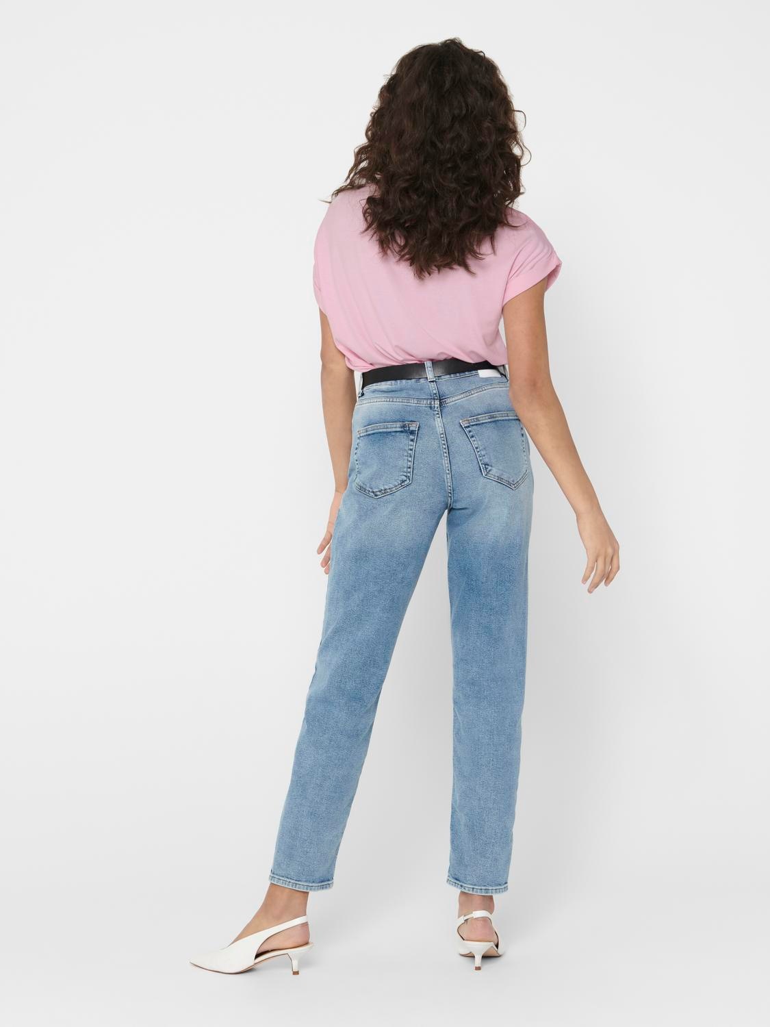 ONLY T-Shirt »ONLMOSTER – Kurzarmshirt mit Aufschlag und klassischem Look« unifarben, casual, regular fit, Viskosemischung, Rundhals