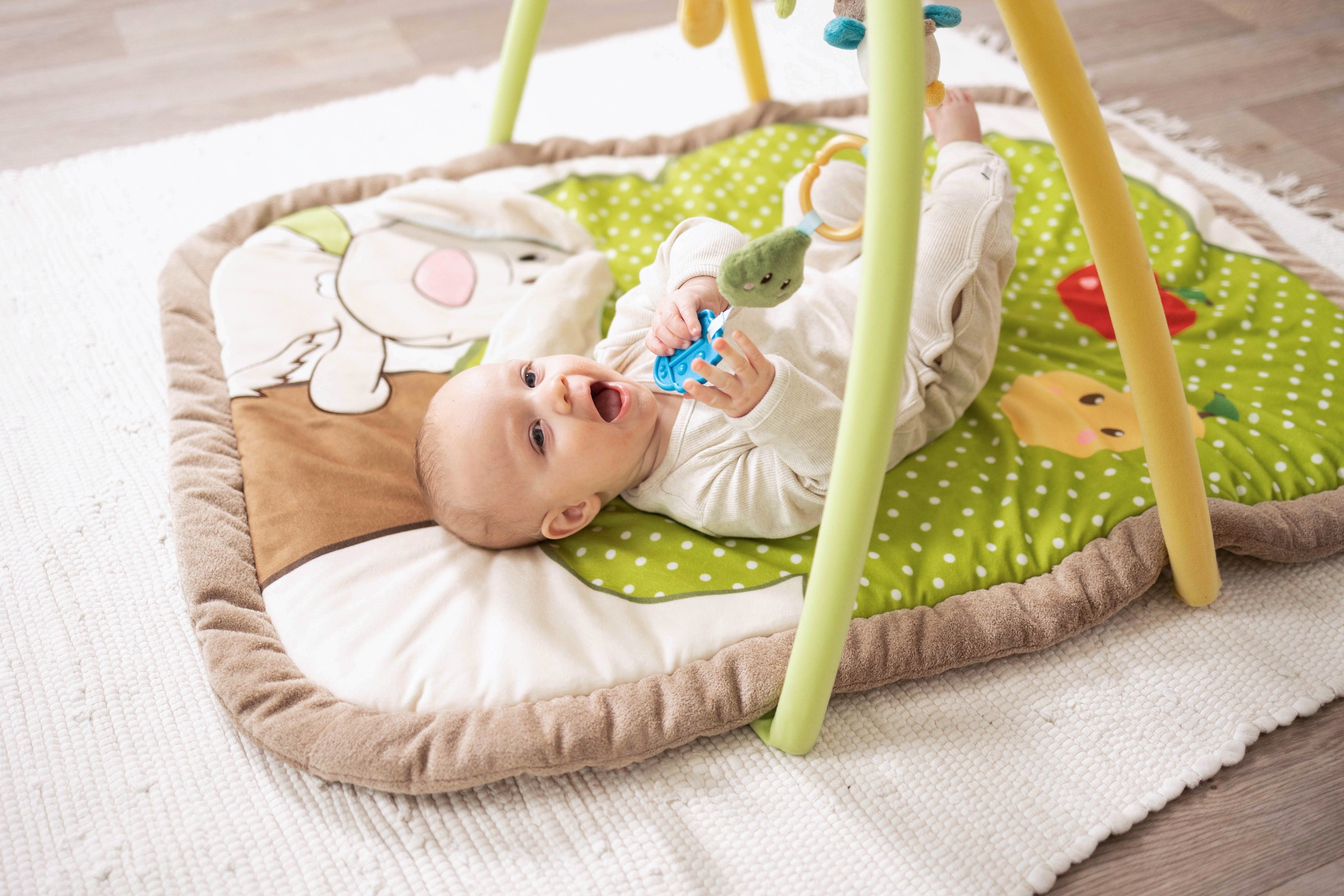 Nici Baby Gym »My First NICI Kollektion, 3-D Activity-Decke«, mit Spielkissen Hase und Eule
