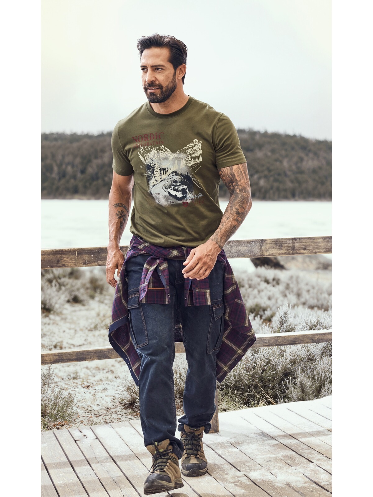 Jan Vanderstorm T-Shirt »T-Shirt HAKSE«