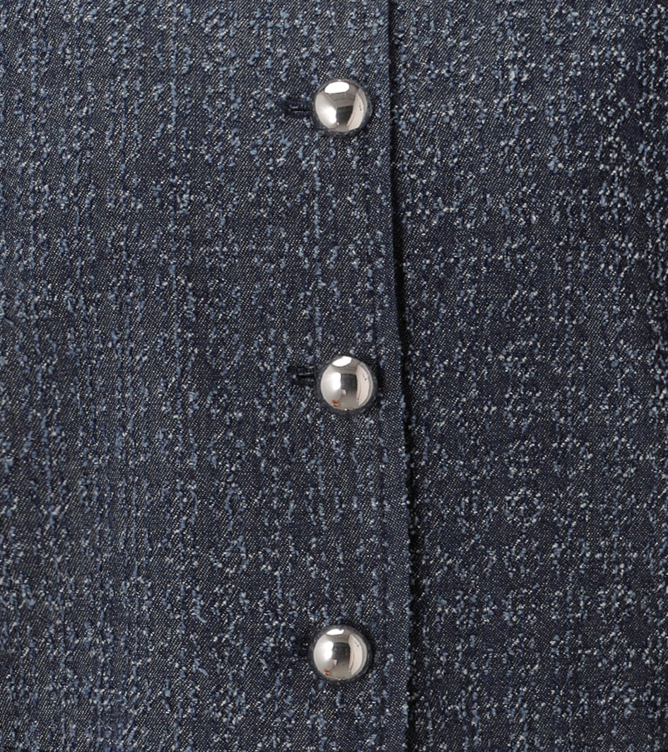 Aniston CASUAL Kurzblazer aus strukturiertem Denim-Jacquard - NEUE KOLLEKTION