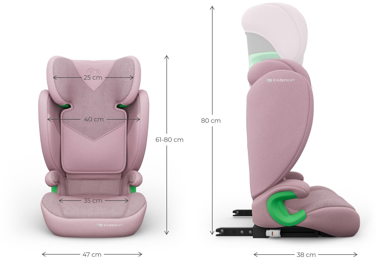 Kinderkraft Autokindersitz »JUNIOR FIX 2 PLUS«