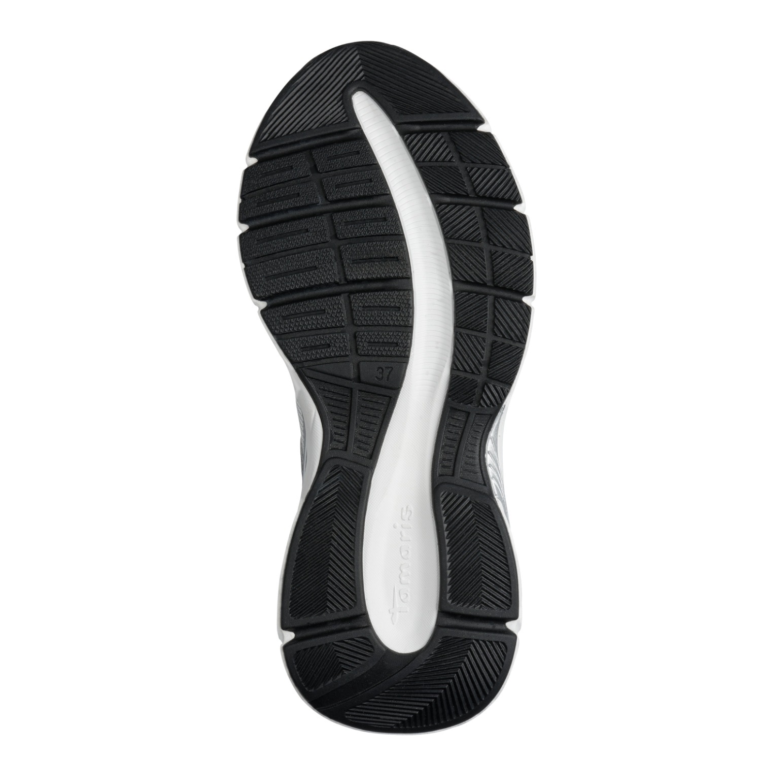 Tamaris Plateausneaker  , Freizeitschuh, Halbschuh, Schnürschuh mit Besätzen in Metallic-Optik