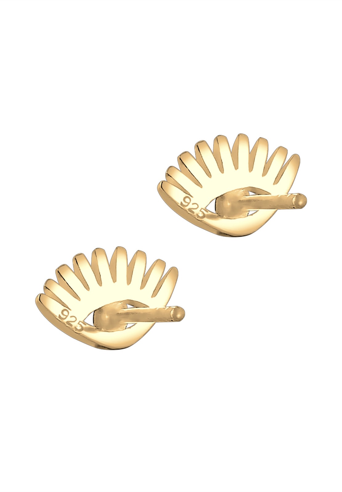 Elli Paar Ohrstecker »Ohrringe Ohrstecker Evil Eye Kristalle Blau 925 Sterling Silber«