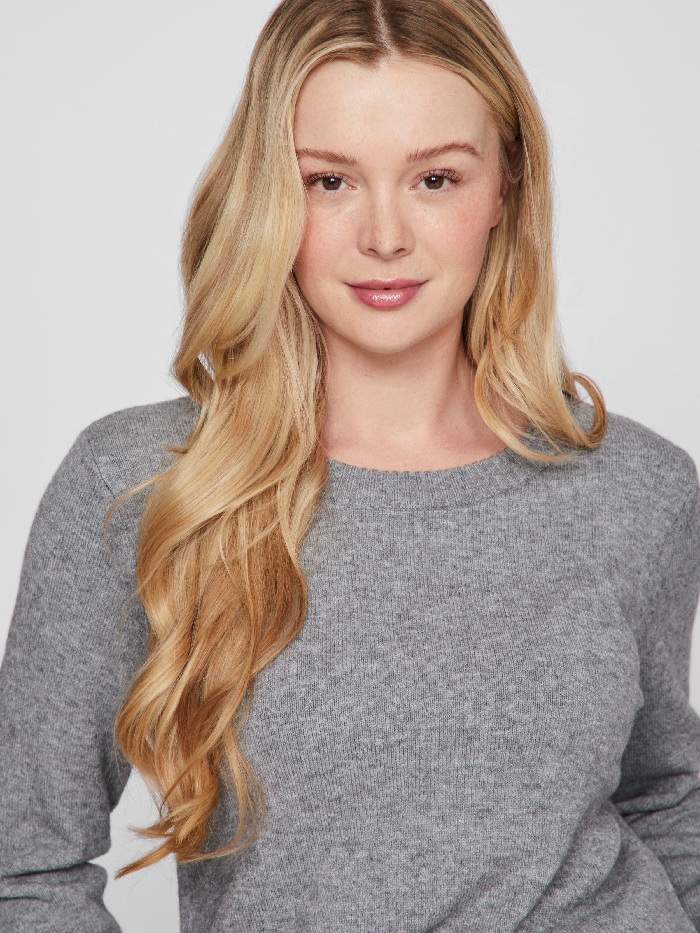 Vila Rundhalspullover »VIRIL O-NECK L/S KNIT TOP - NOOS«