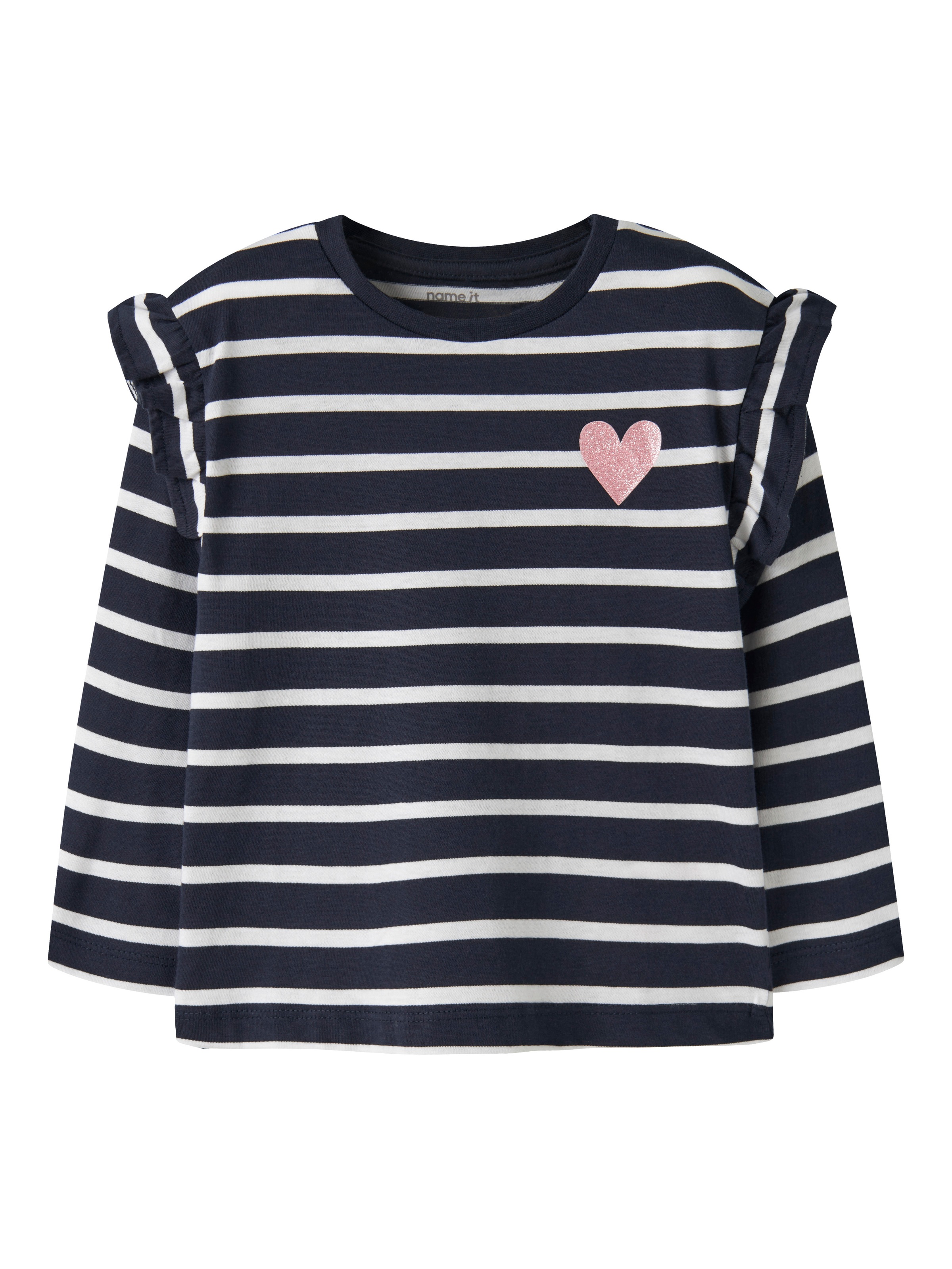 Name It Langarmshirt »NMFTOVELINA LS NREG TOP PB«