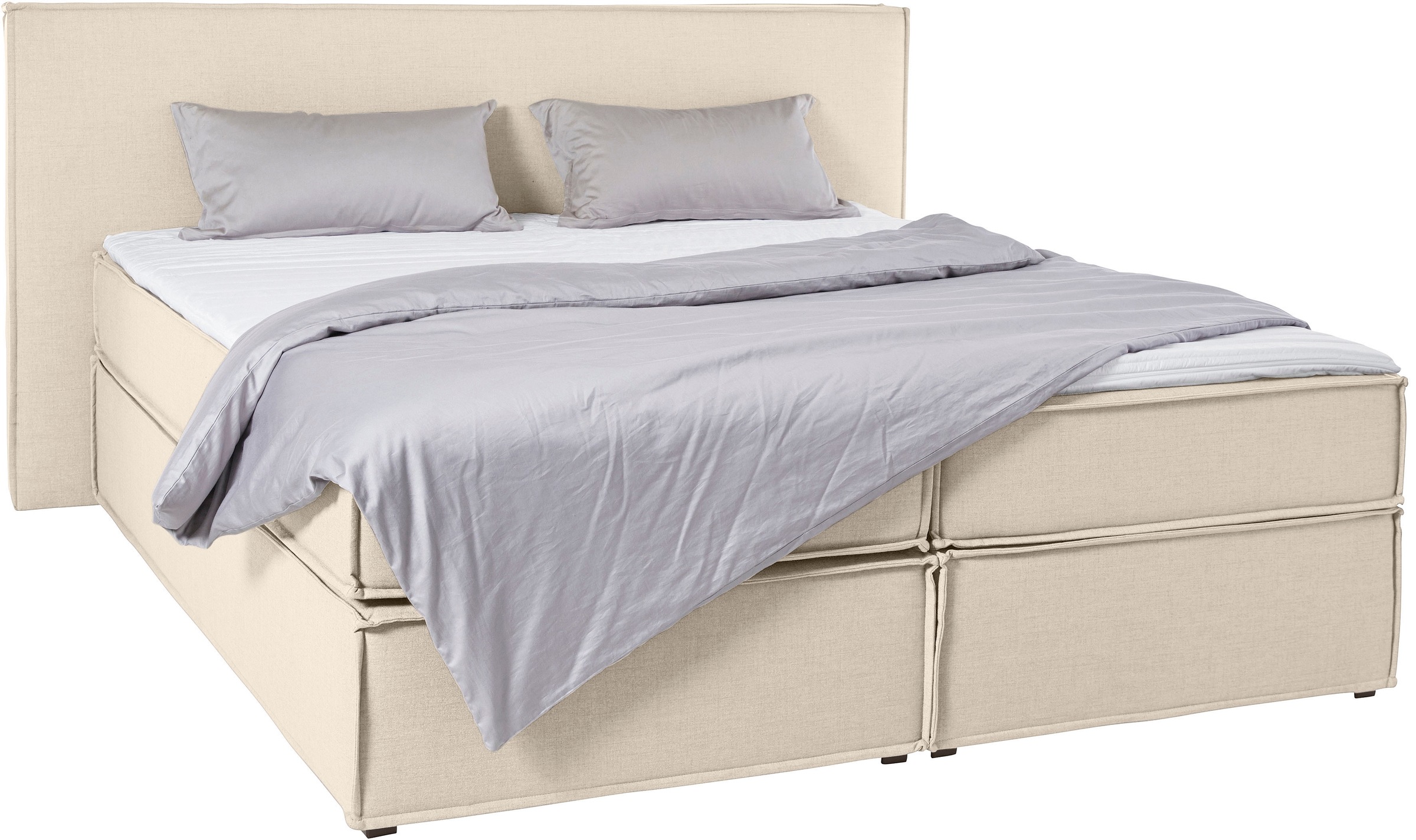 LeGer Home by Lena Gercke Boxspringbett »Yuma«, incl. Topper, in 4 Breiten, 3 Matratzenarten und je 2 Härtegraden
