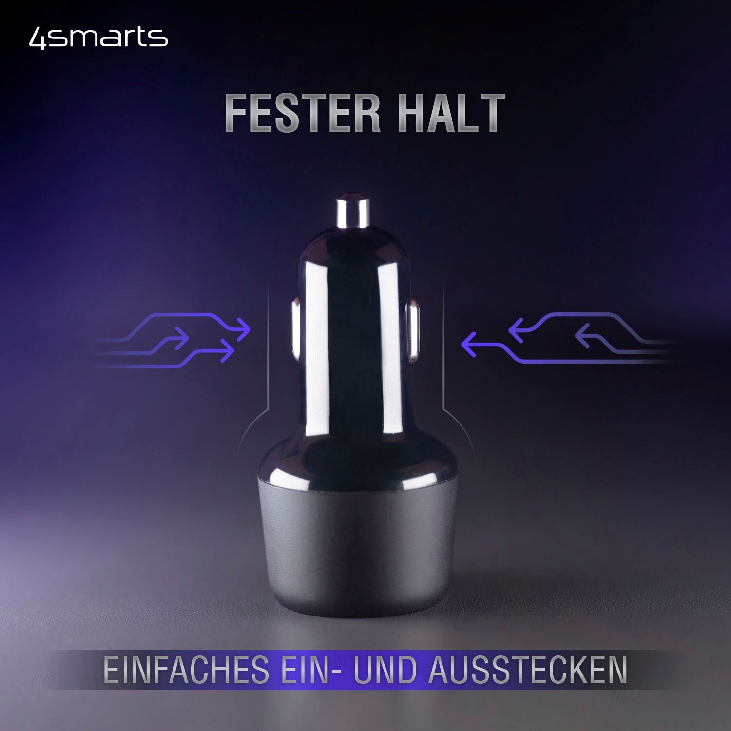 4smarts USB-Ladegerät »Kfz Ladegerät VoltRoad Ultimate 83W m. PD/ QC«