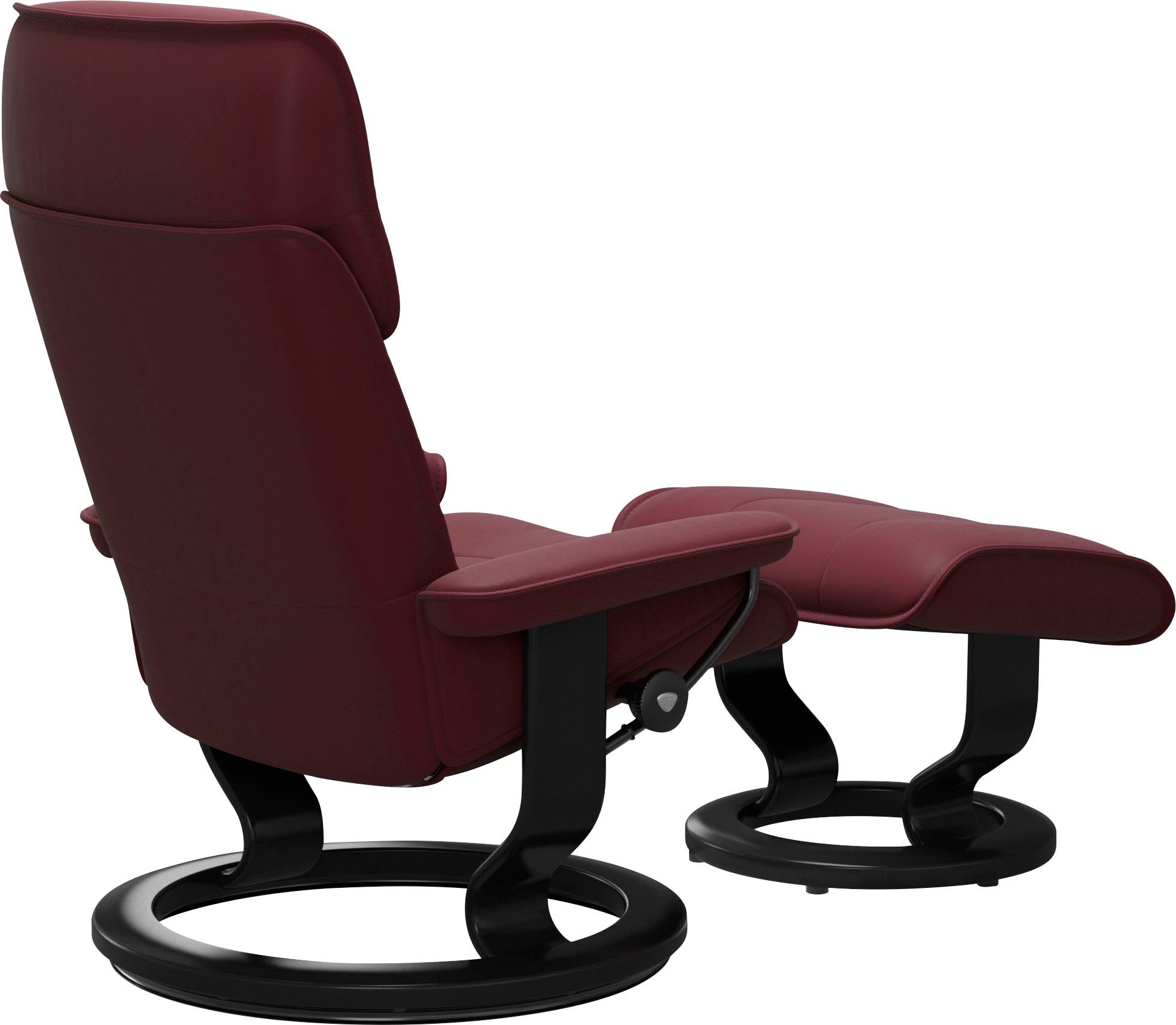 Stressless® Relaxsessel »Admiral«, (Set, Relaxsessel inkl. Hocker), mit  Classic Base, Größe M & L, Gestell Schwarz auf Raten bestellen