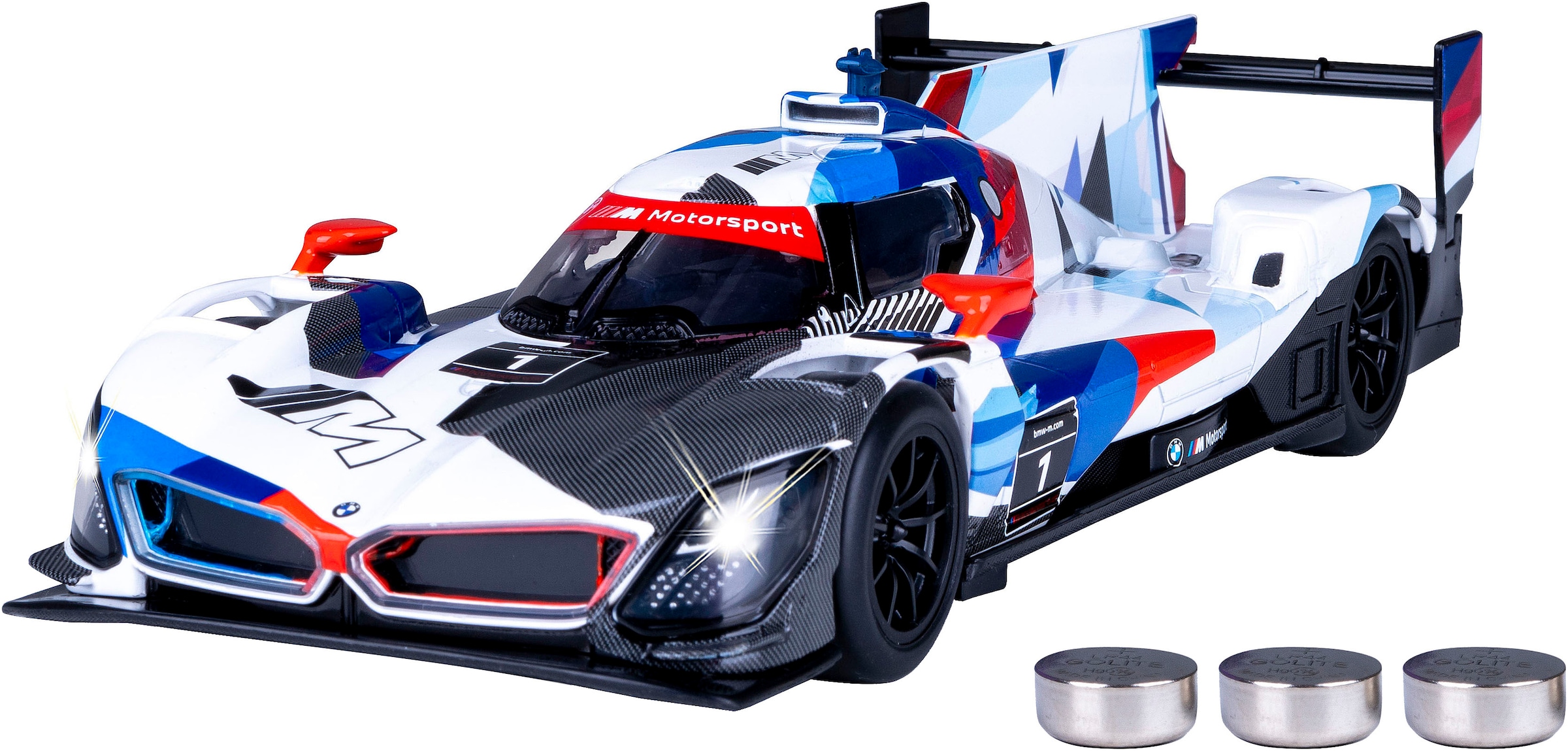 Jamara Spielzeug-Auto »Diecast, BMW M Hybrid V8 inklusive Batterien« LED Licht; Maßstab 1:24