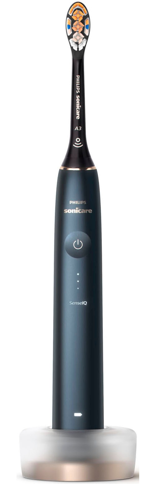 Philips Sonicare Elektrische Zahnbürste »DiamondClean Prestige 9000 HX9992«, 2 St. Aufsteckbürsten, mit integriertem Drucksensor, 5 Putzprogramme, inkl. Ladeetui