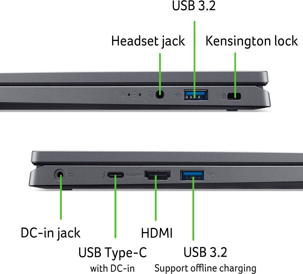 Acer Notebook »A14-51M-55HL«, 35,56 cm, / 14 Zoll, Intel, Core 5, Intel Graphics, 1000 GB SSD