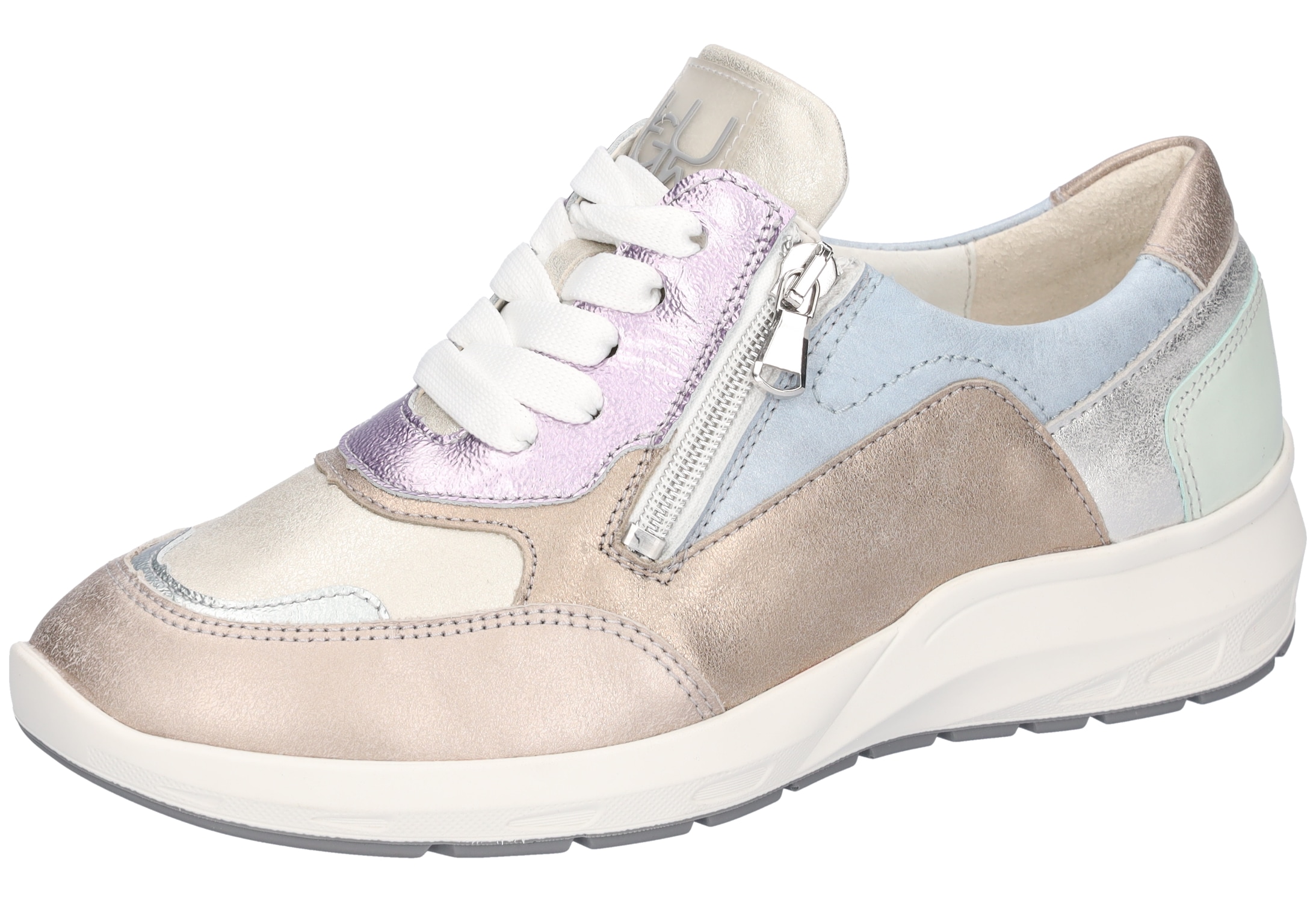 Waldläufer Keilsneaker »M-TONIA«, Schnürschuh, Komfortschuh, Bequemschuh mit Reißverschluss, M-Weite