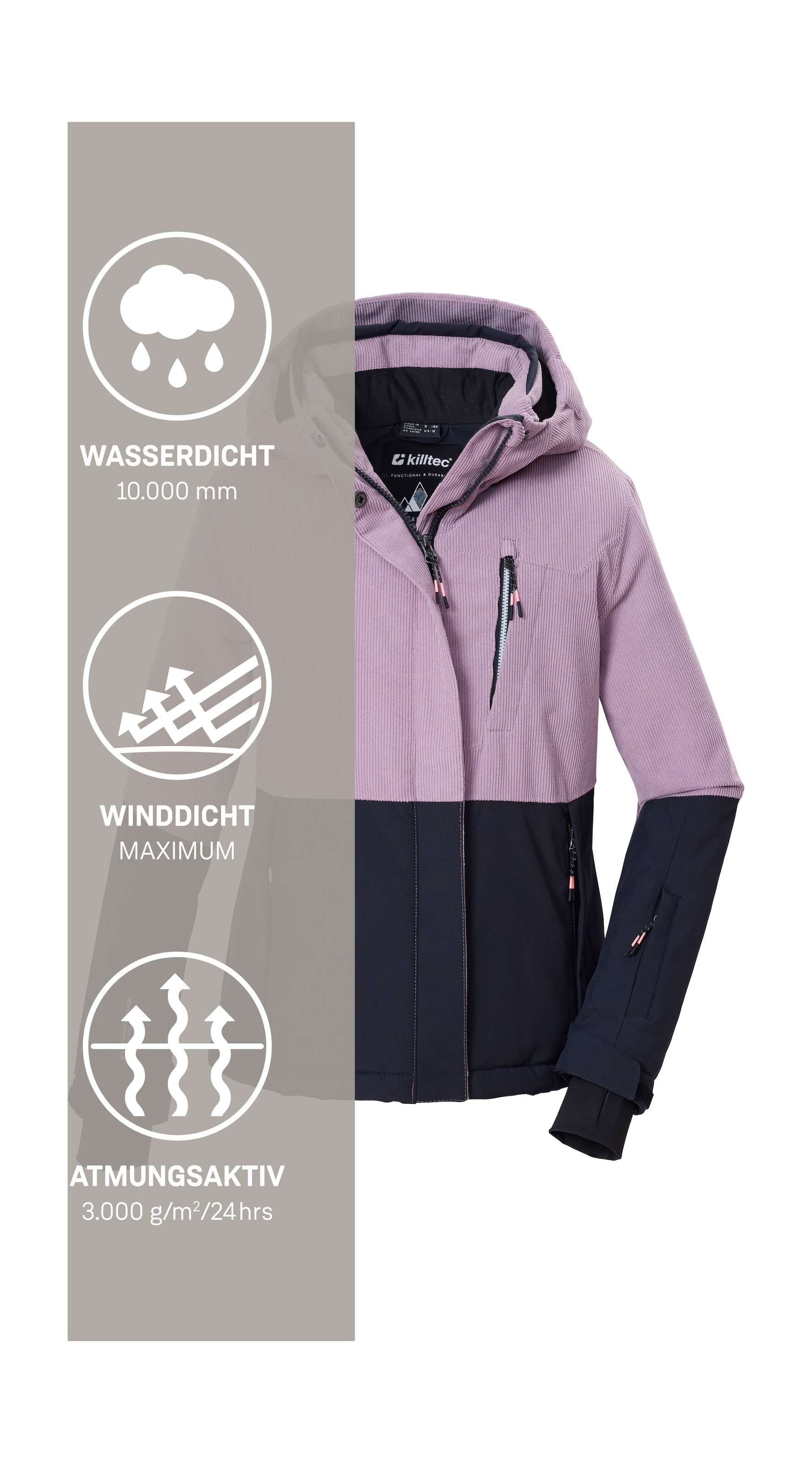 Killtec Skijacke »KSW 190 GRLS SKI JCKT«