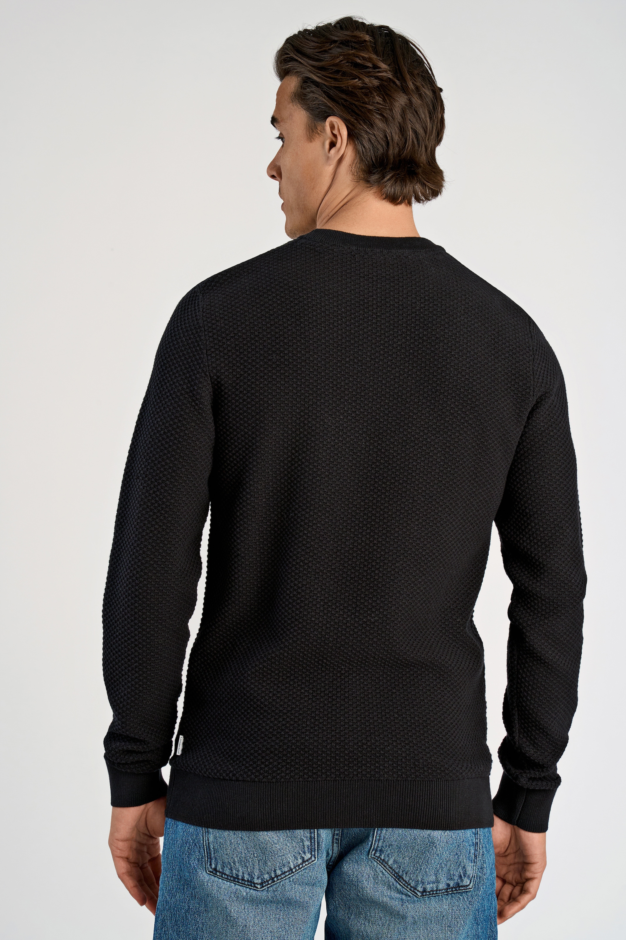 LINDBERGH Strickpullover , mit Rundhals und aus reiner Baumwolle
