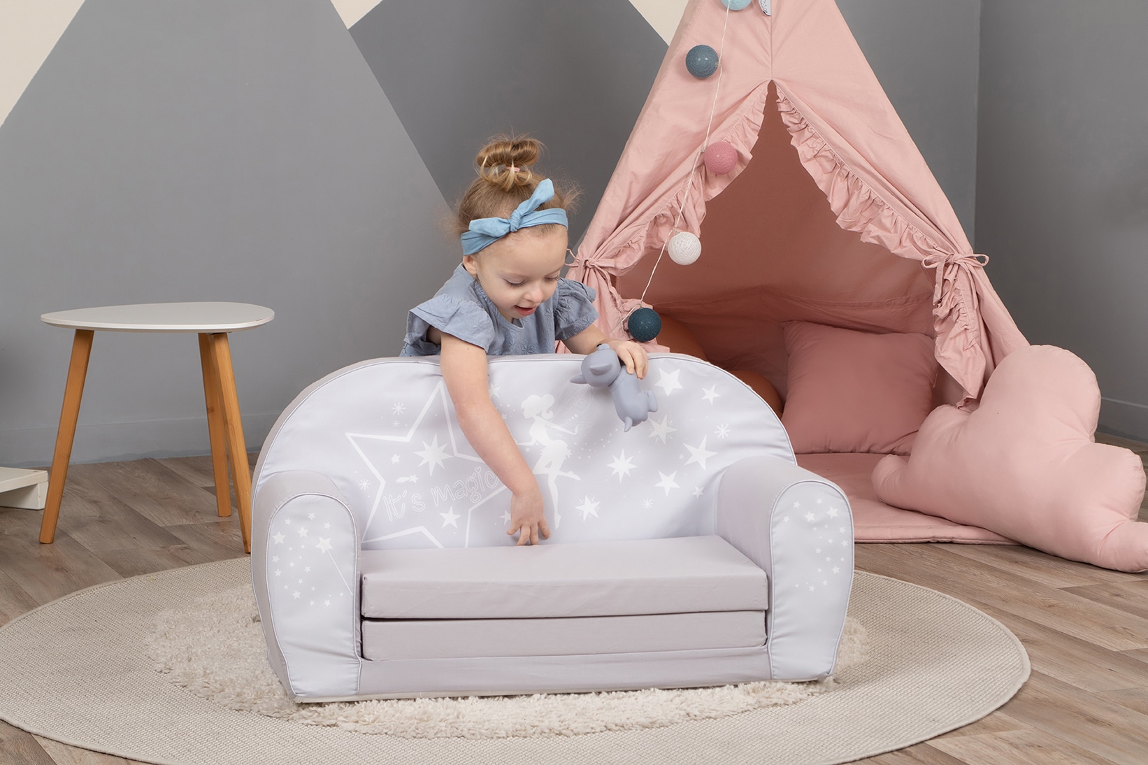 Knorrtoys® Sofa »Fairy Grey«, für Kinder; Made in Europe bei ♕