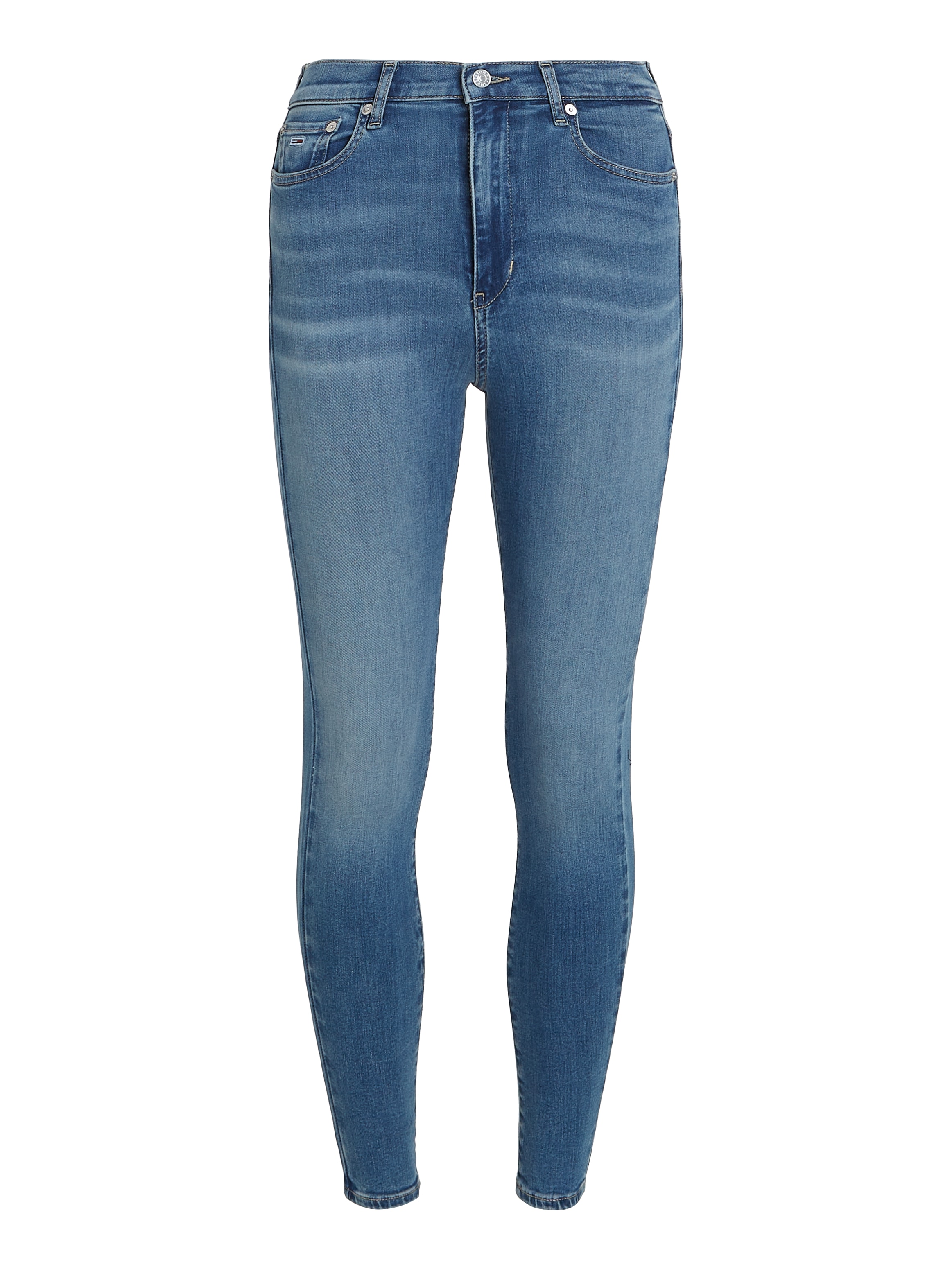 Tommy Jeans Skinny-fit-Jeans »SYLVIA HGH SKN ANK CH0238«, mit Logostickereien und Nieten