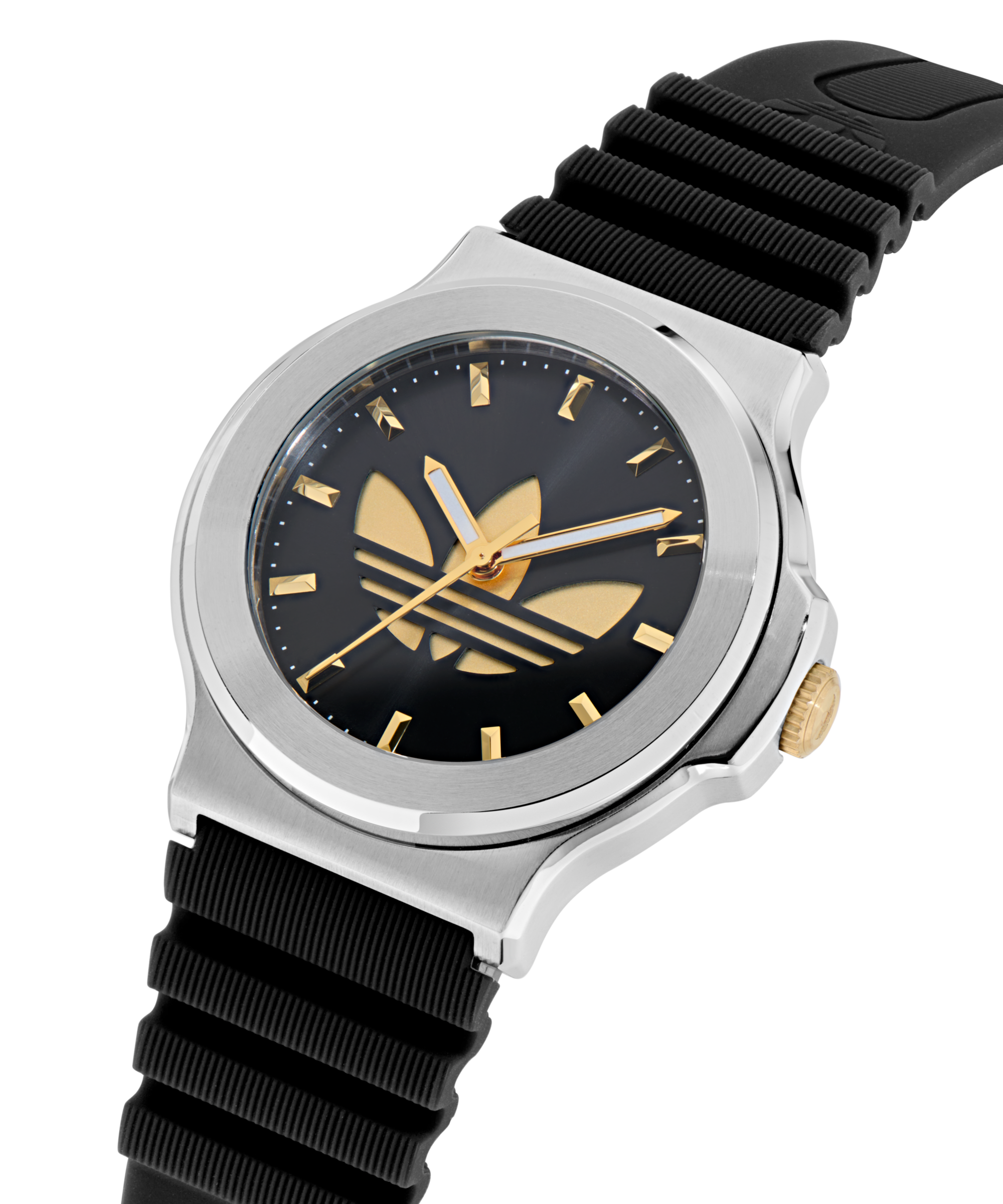 adidas Originals Quarzuhr »EXPRESSION THREE« Armbanduhr, Herrenuhr, Damenuhr, Silikonarmband, Leuchtzeiger