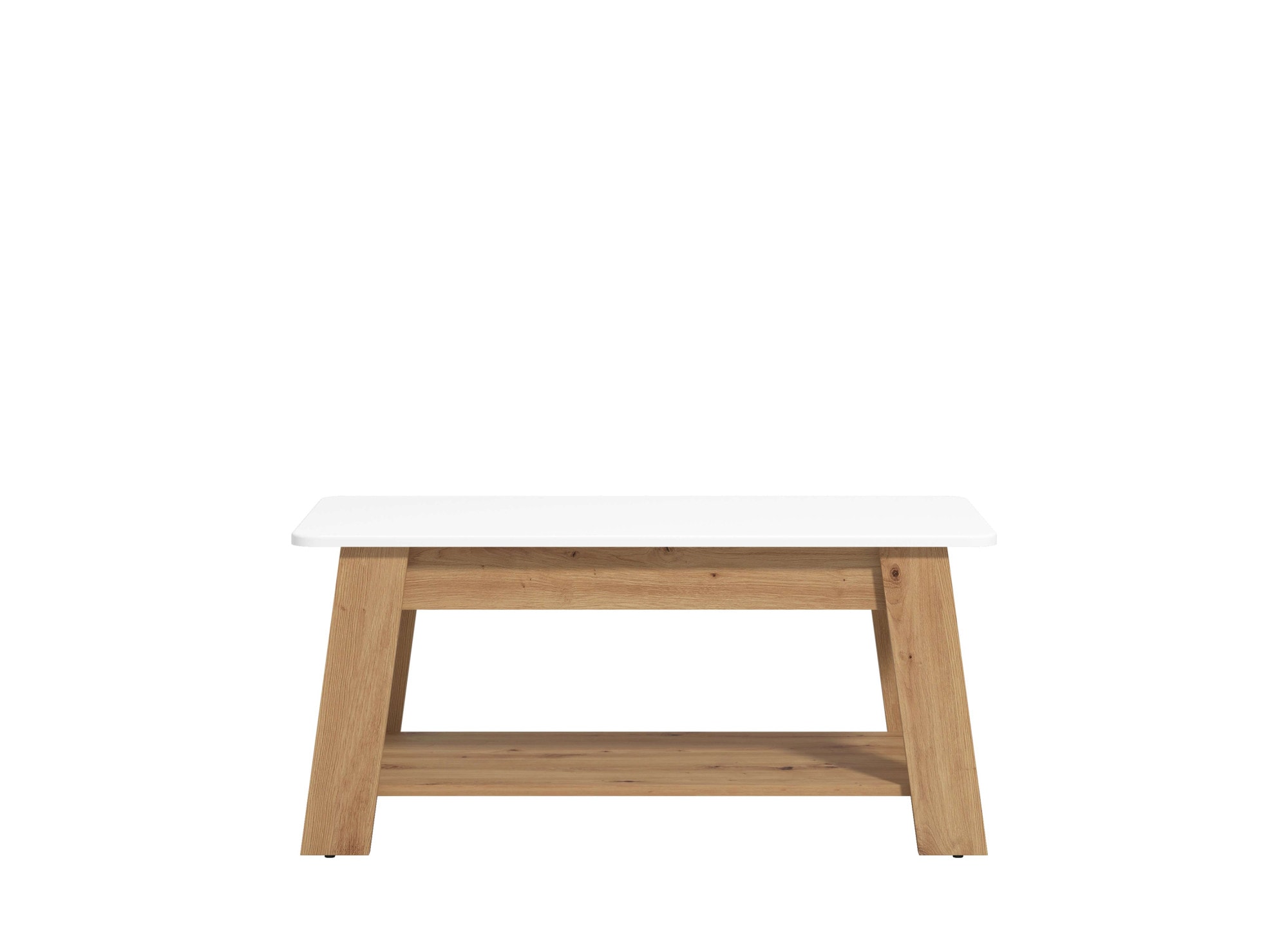Home affaire Couchtisch »Piave Kaffeetisch, 101 cm, in trendigen Farben, modern«, mit Ablage, rechteckig, Artisan Eiche, ideal für kleine Räume