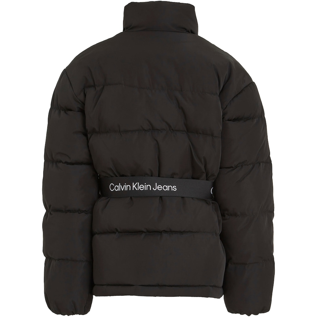 Calvin Klein Jeans Winterjacke »LOGO TAPE BELT JACKET«