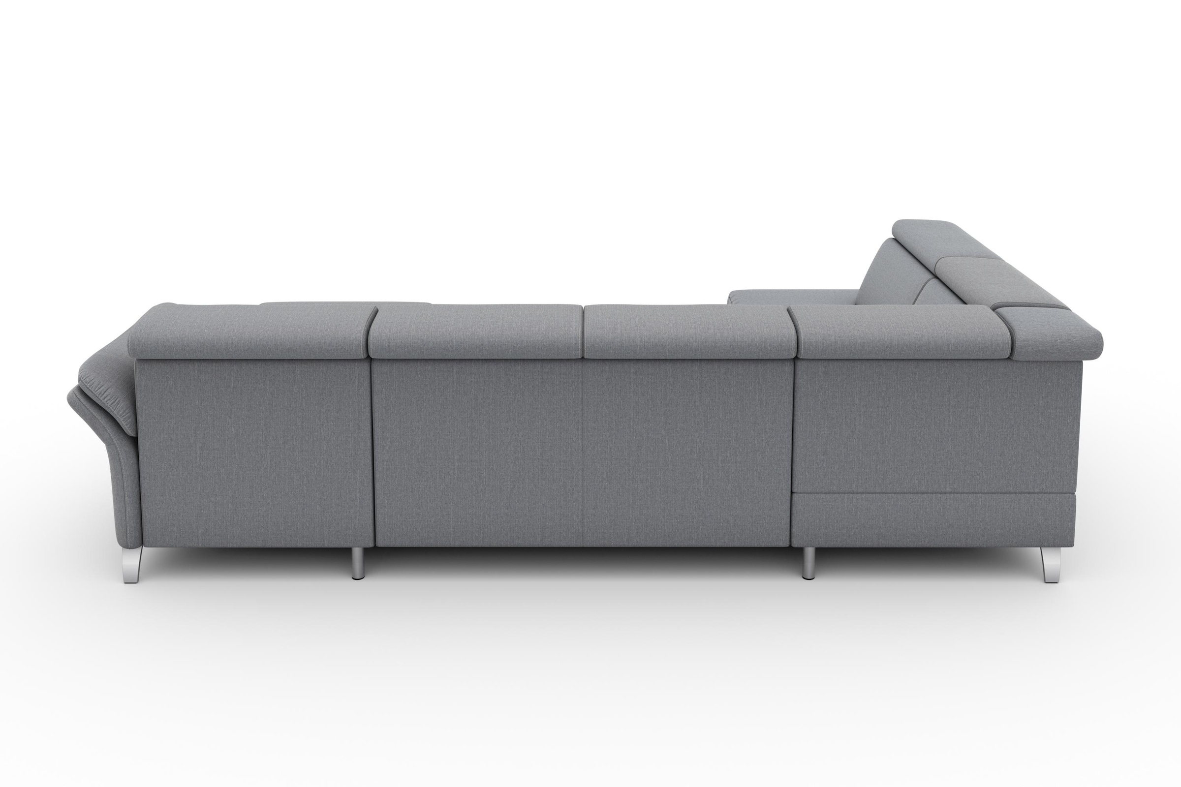 sit&more Wohnlandschaft »Vincenzo U-Form«, inklusive Kopfteilverstellung, wahlweise mit Bettfunktion, Bettkasten