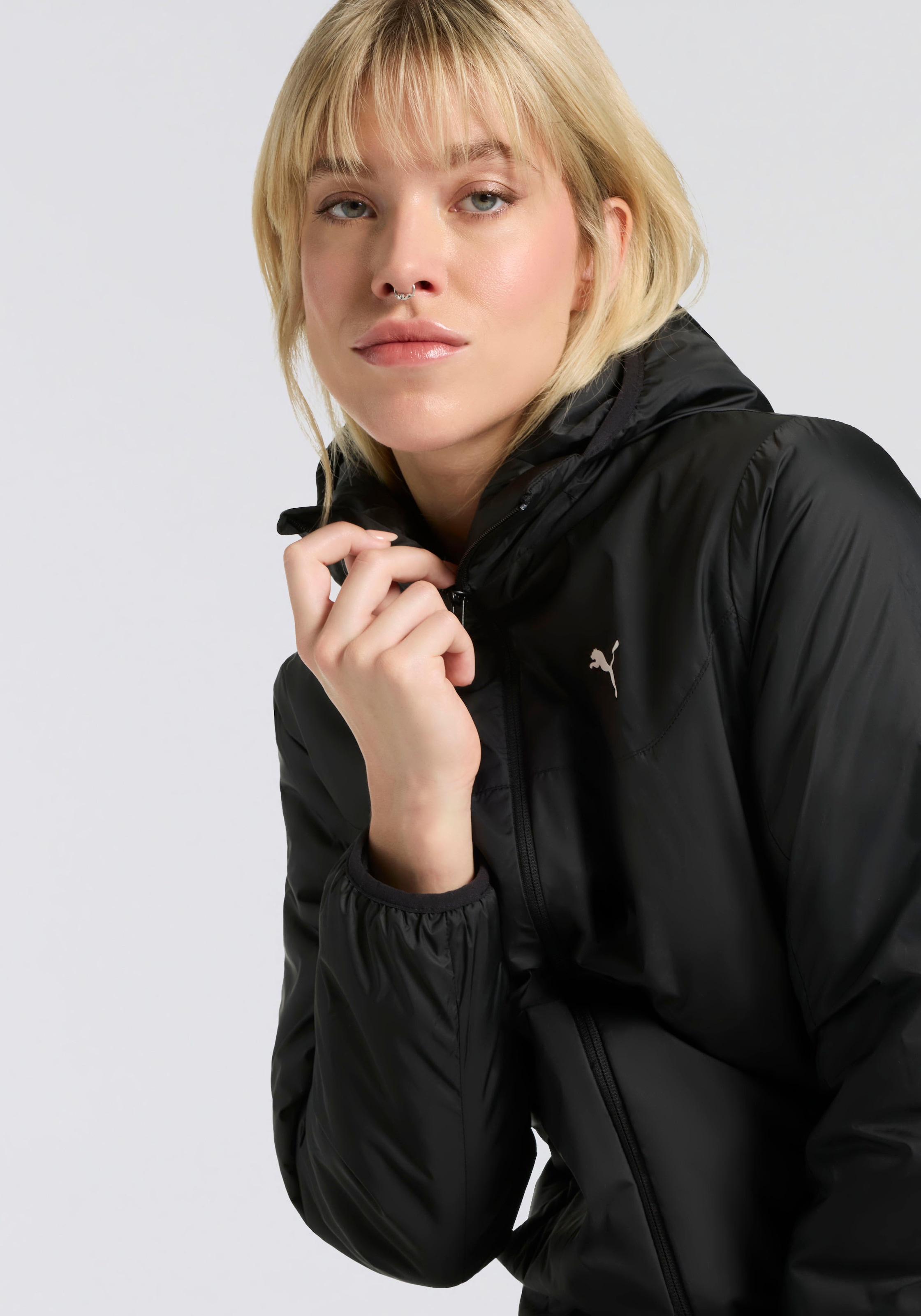 PUMA Winterjacke »ESS LIGHT PADDED JACKET« mit Kapuze