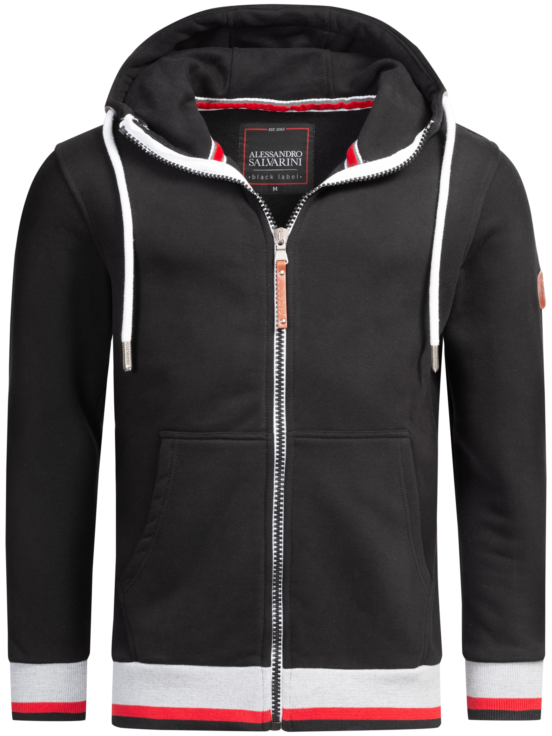 Alessandro Salvarini Sweatjacke »Alessandro Salvarini Herren Hoodie AS310«