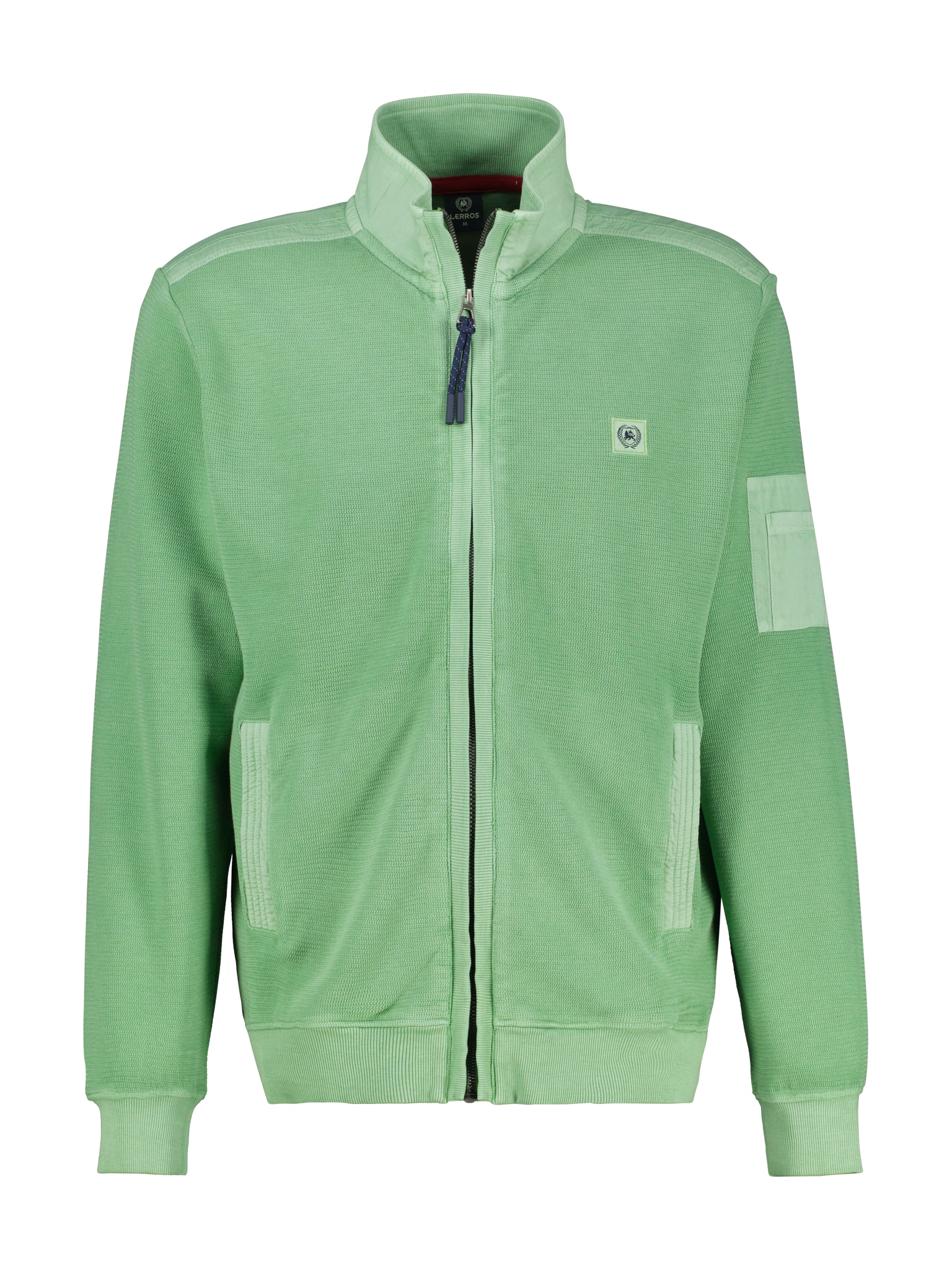 LERROS Sweatjacke, mit Logo Stickerei