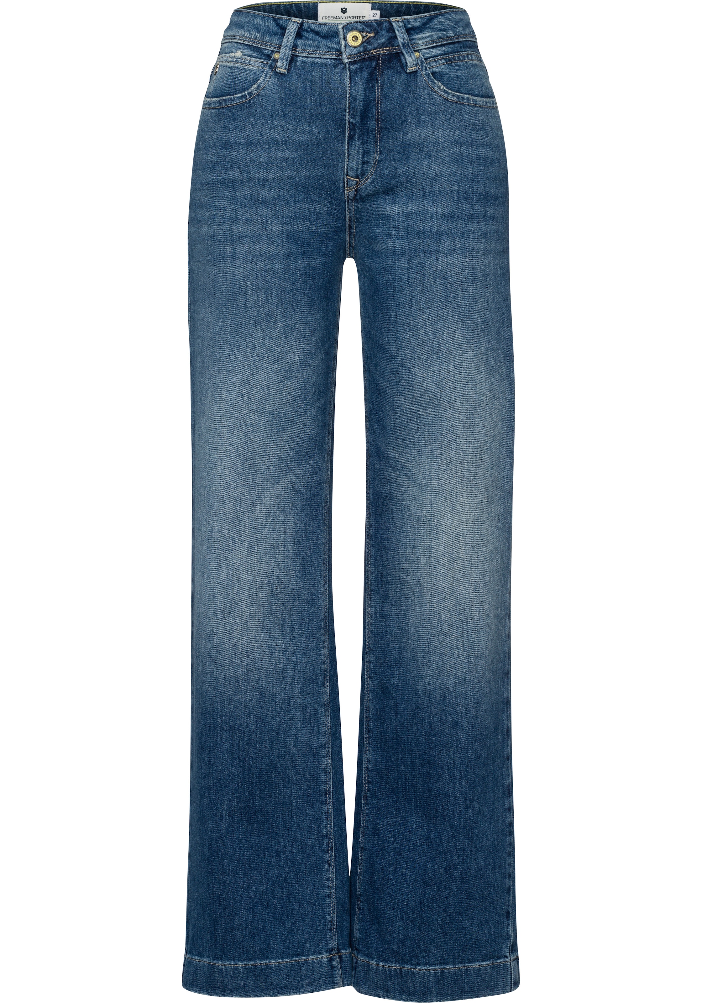 Freeman T. Porter Weite Jeans, mit eingearbeiteten Sitzfalten bei ♕