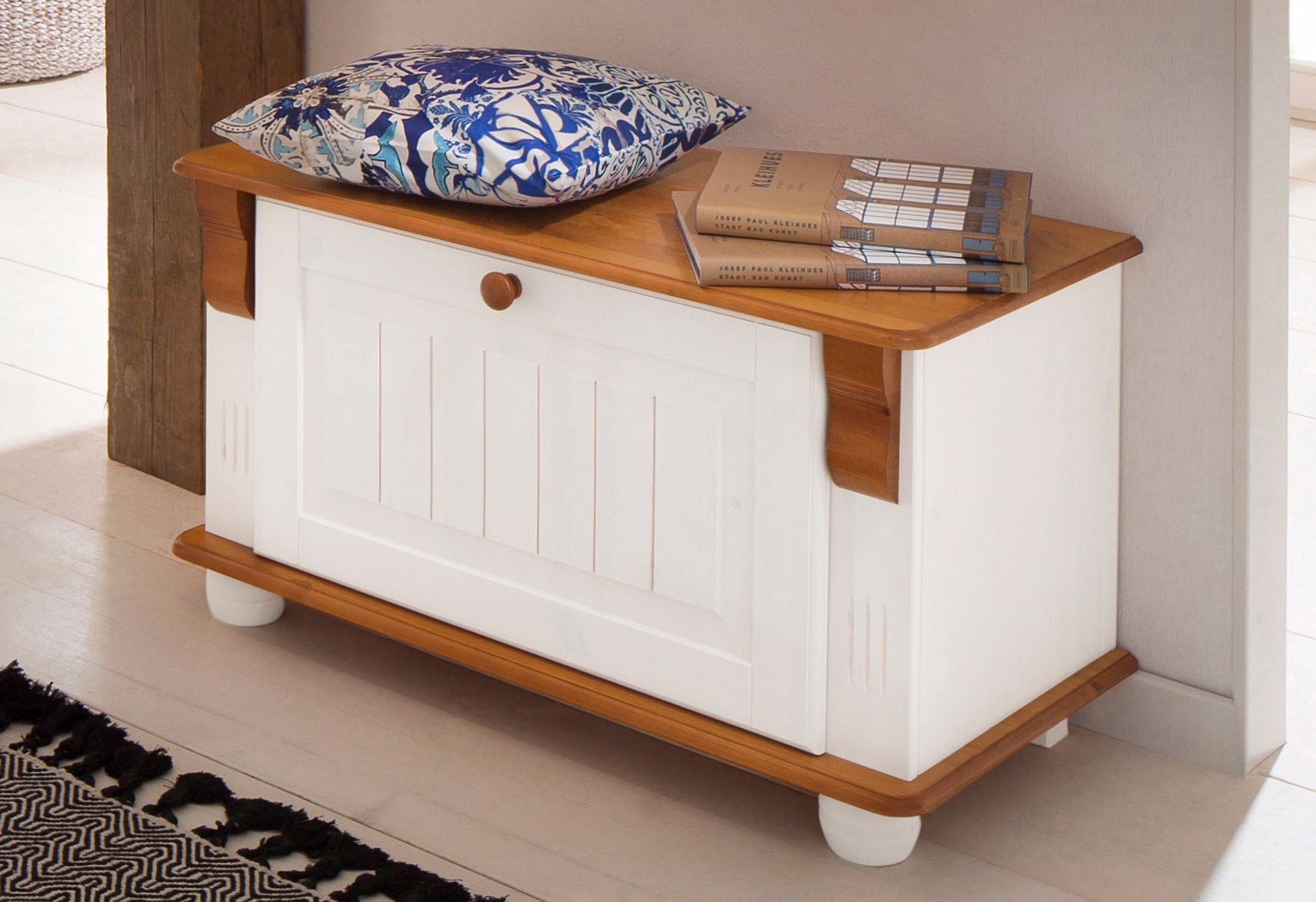 Home affaire Schuhbank »Adele«, Breite 80 cm, Sitzhöhe 45 cm, aus massiver Kiefer, FSC®