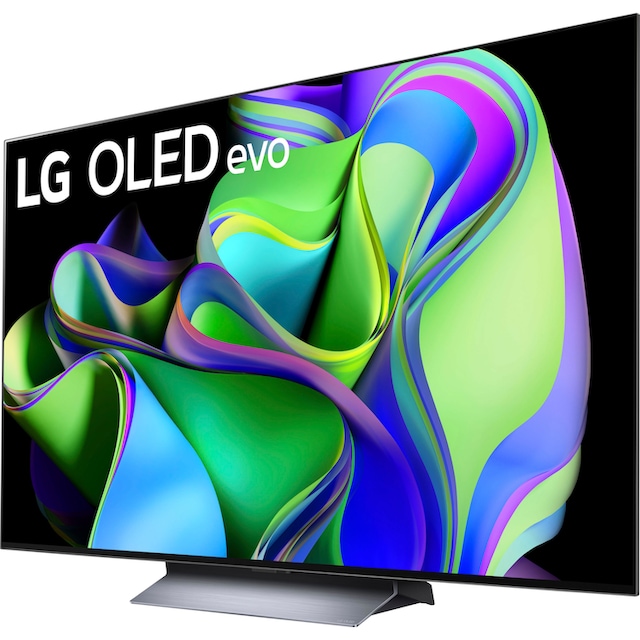 LG OLED-Fernseher »OLED55C37LA«, 139 cm/55 Zoll, 4K Ultra HD, Smart-TV,  OLED evo, bis zu 120 Hz, α9 Gen6 4K AI-Prozessor, Twin Triple Tuner ➥ 3  Jahre XXL Garantie | UNIVERSAL