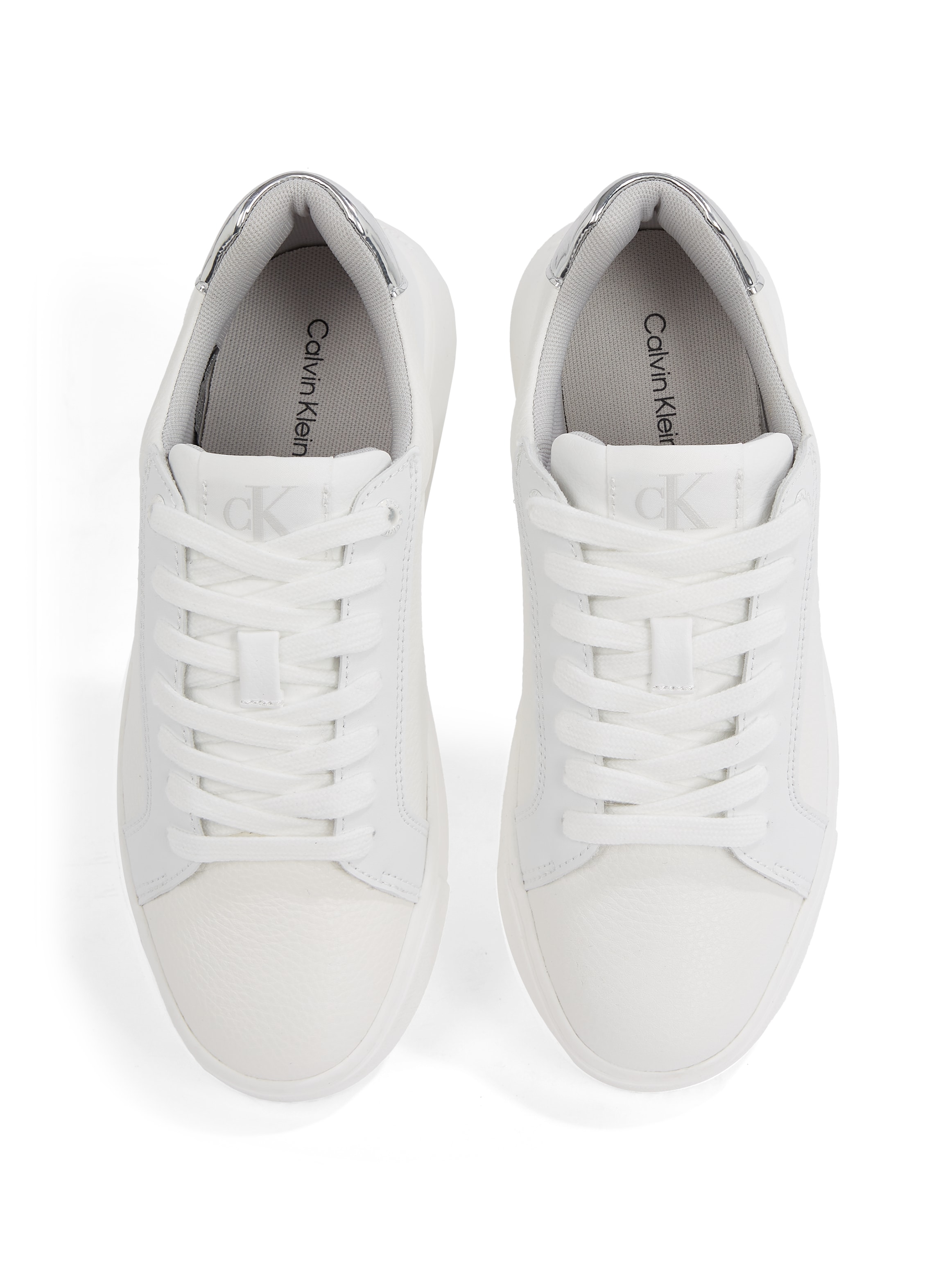 Calvin Klein Jeans Sneaker »CHUNKY CUPSOLE LOW MG«, Schnürschuh, Freizeitschuh, Halbschuh mit Fersenkontrast