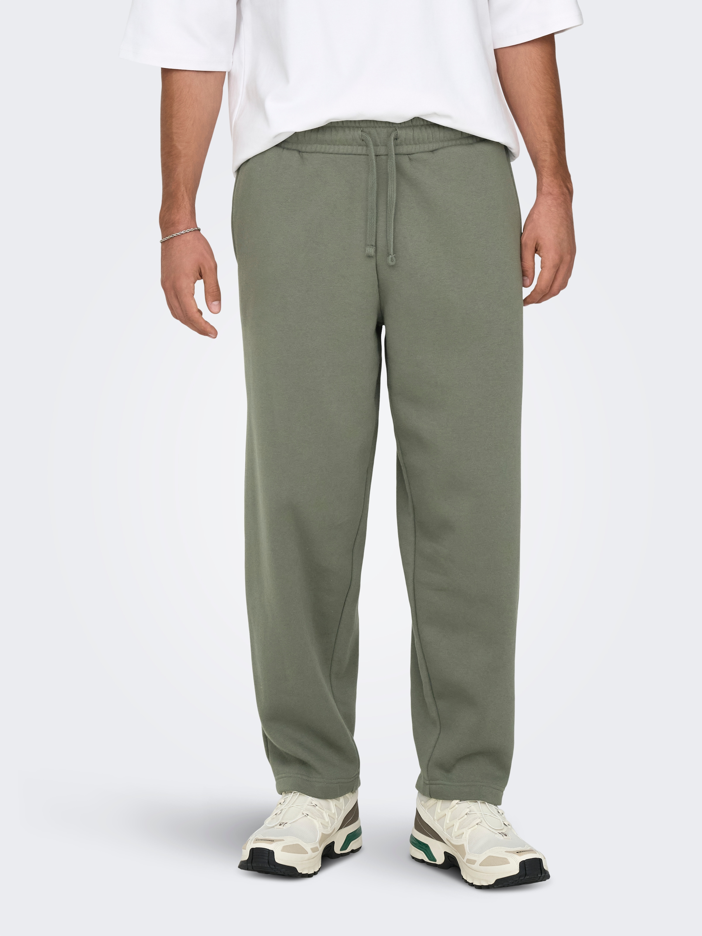 ONLY & SONS Sweathose »ONSCERES WIDE PANT NOOS«  Baumwollmischung, relaxed fit