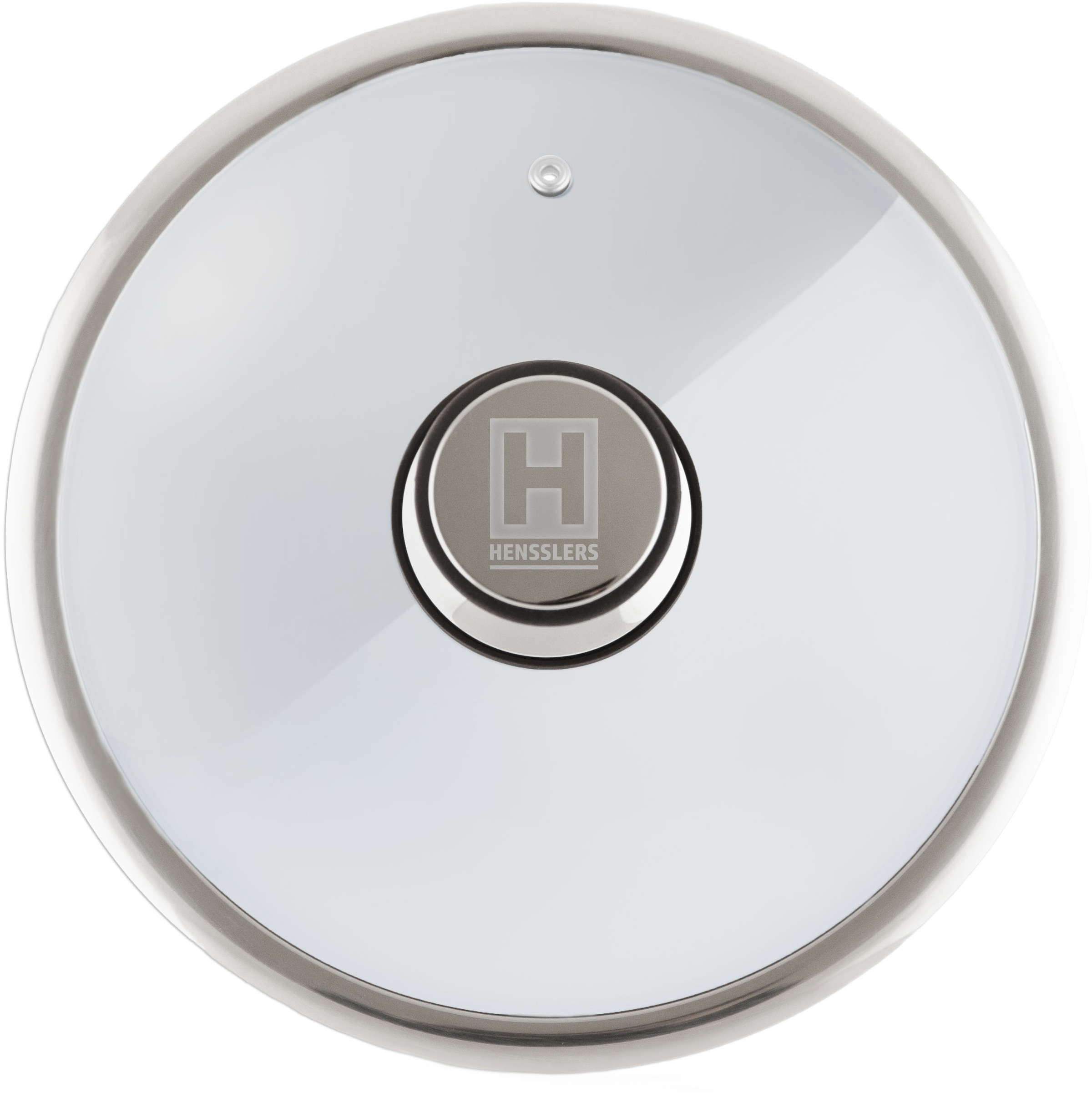 HENSSLERS Wok »HENSSLERS Edelstahl Wok inkl. Glasdeckel, Ø 28 cm« Edelstahl 2 Stk. tlg. Wokpfanne für die asiatische Küche