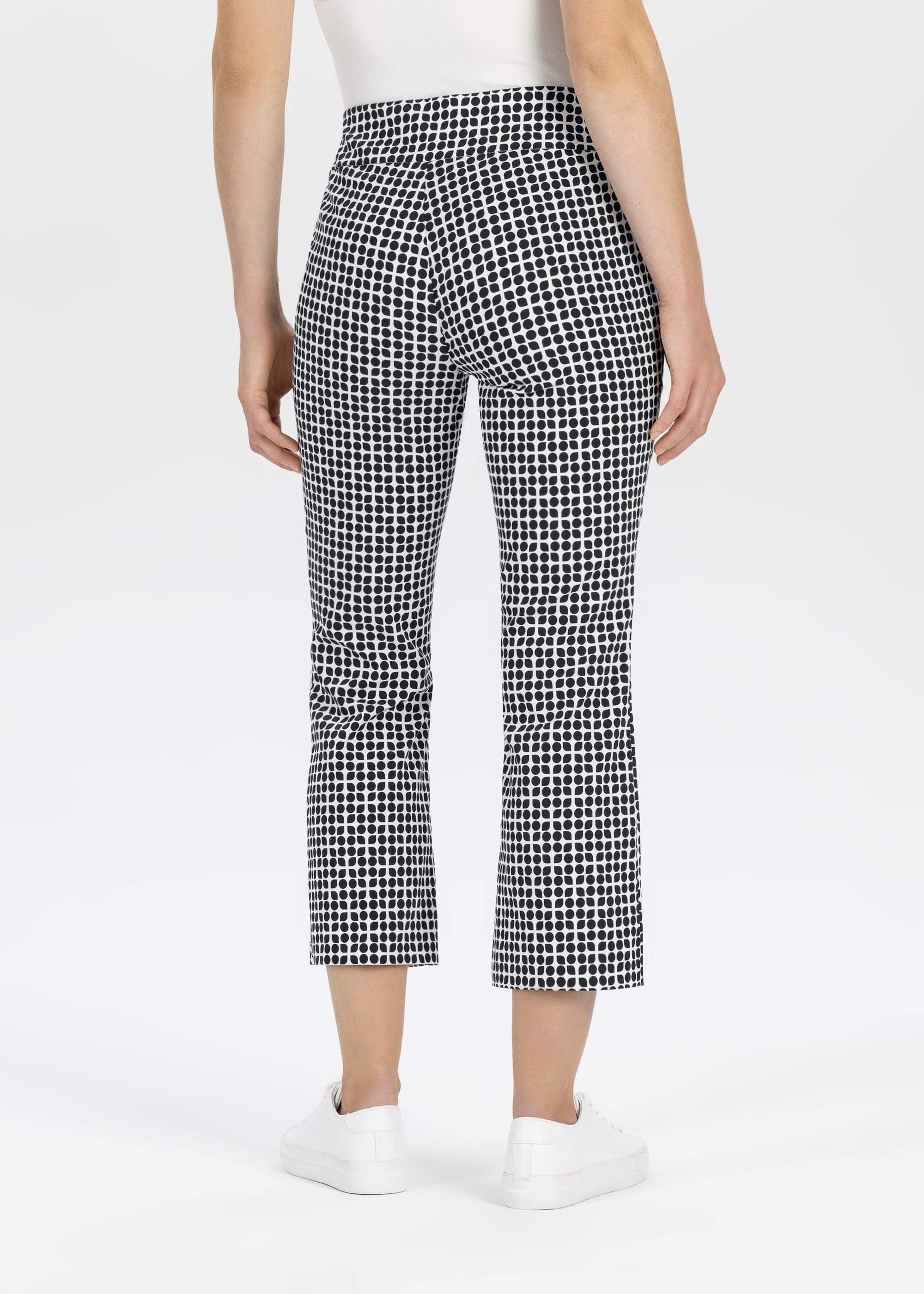 Stehmann Stoffhose, Sommerhose mit grafischem Muster