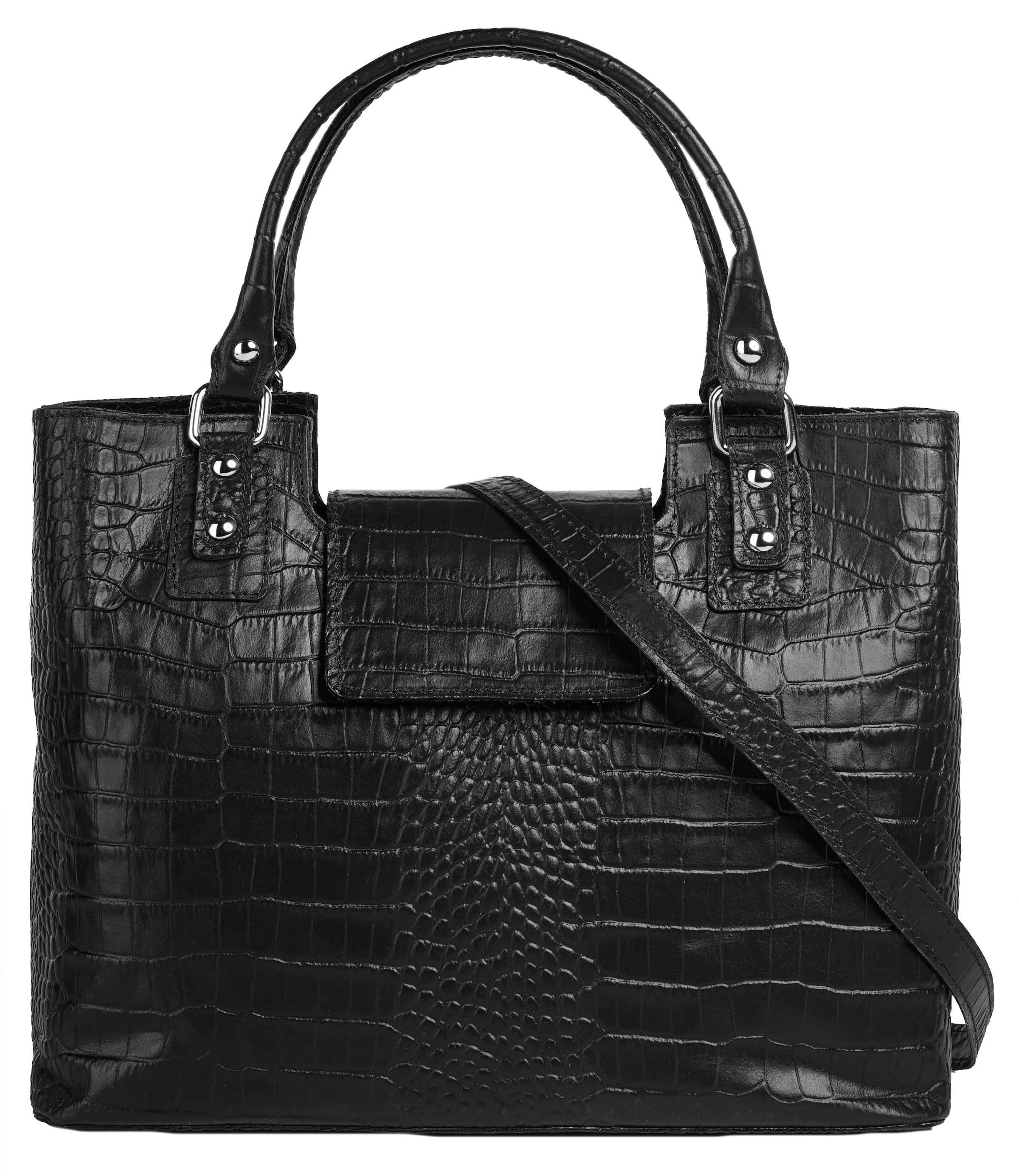 Cluty Henkeltasche "CLUTY Damen echt Leder, Made in Italy" echt Leder, Made in Italy