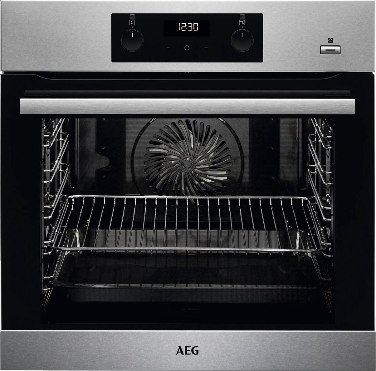 AEG Einbaubackofen »BCO35502BA«, BEB355020M, mit Backauszug, Aqua-Reinigungsfunktion,... kaufen