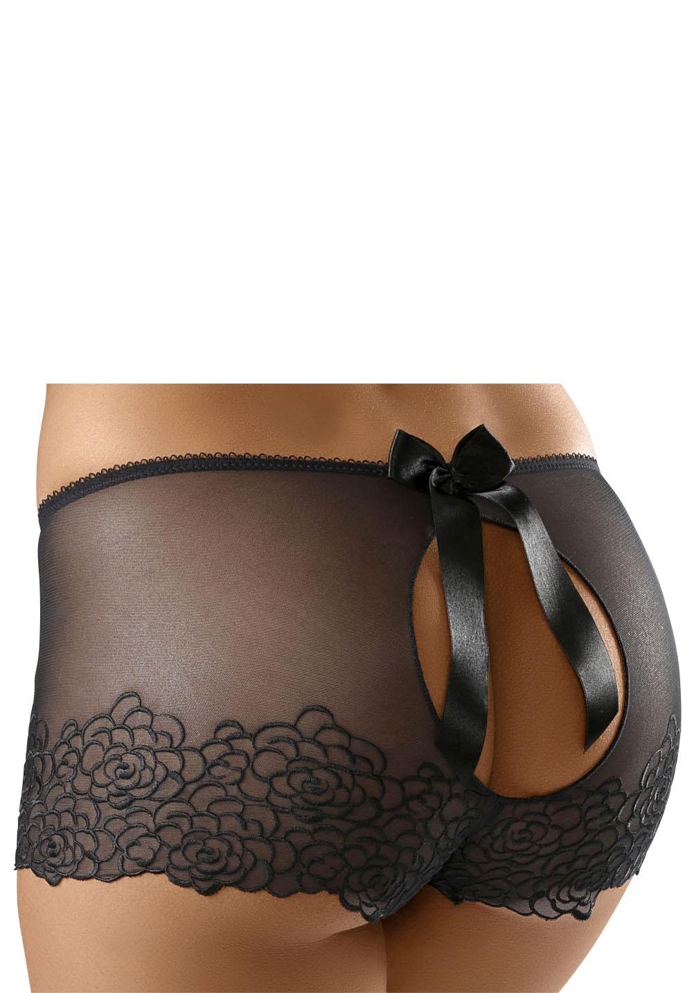 petite fleur gold Panty-Ouvert, aus transparentem Netzmaterial kaufen