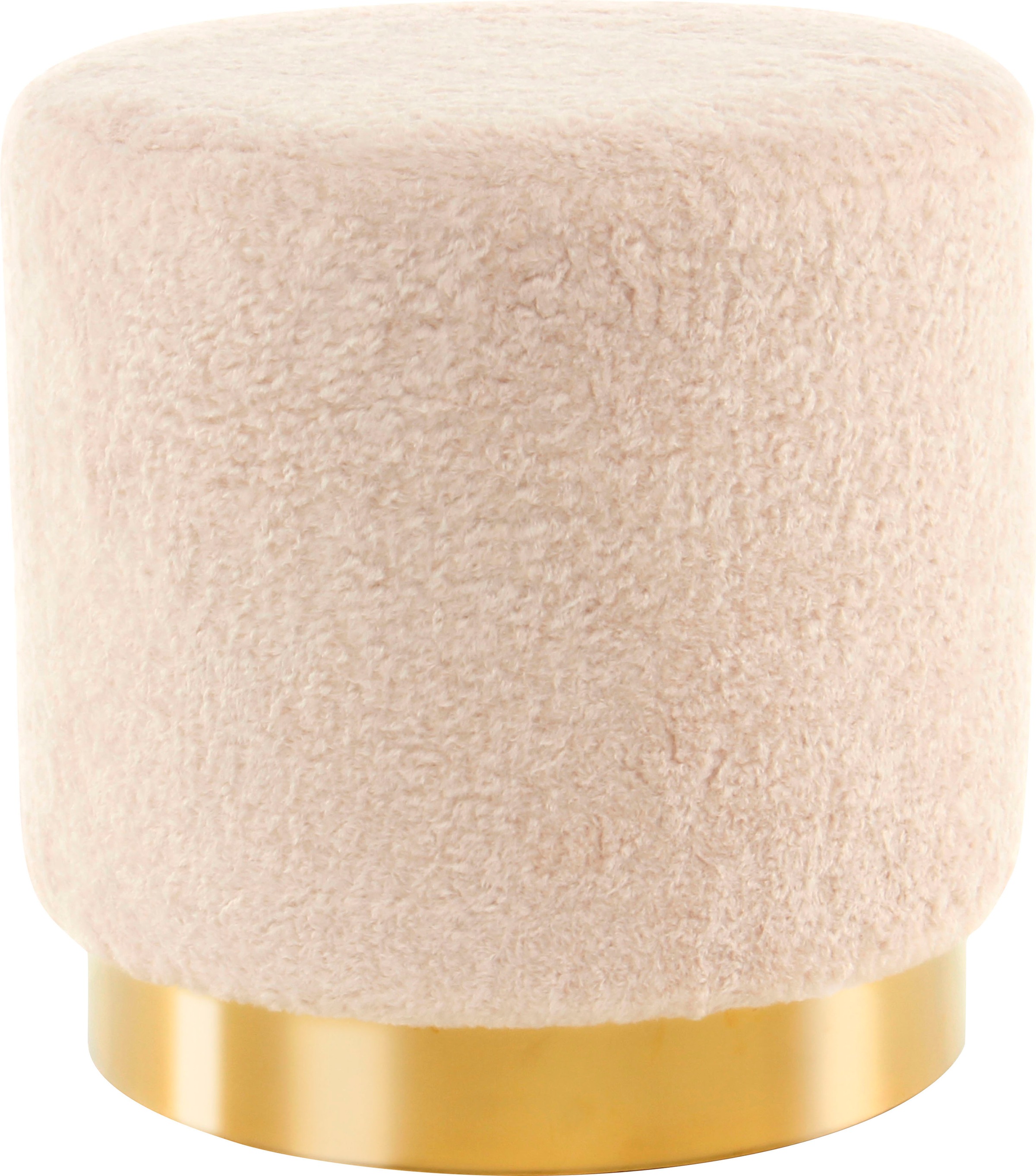 Kayoom Sitzhocker »Hocker Gipsy 425, stilvoller Sitzhocker,runde Form, stilvolles Design« 1 Stk. tlg. facettenreich, platzsparend, vielfältig einsetzbar, weiche Polsterung