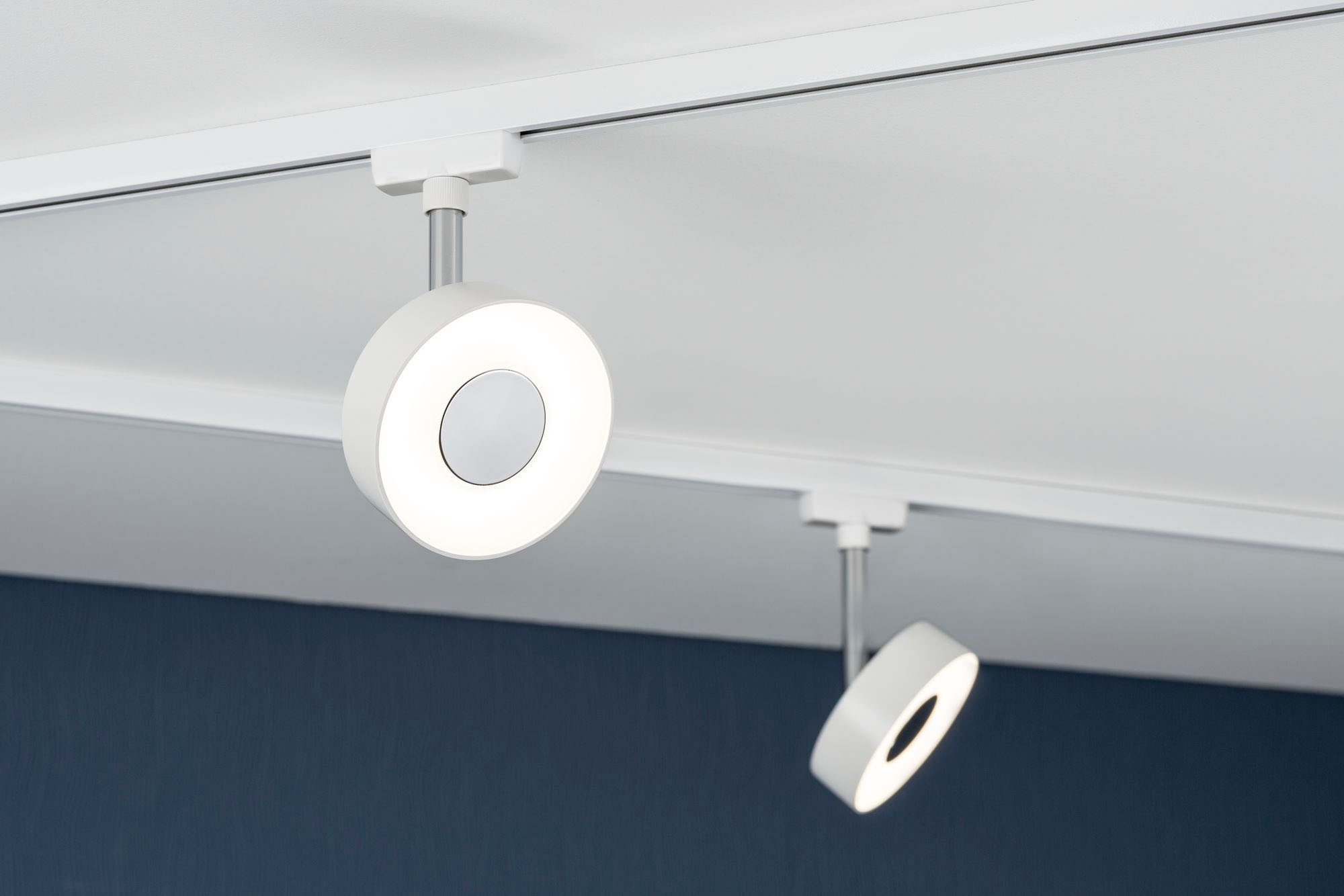 Paulmann Schienensystem-Leuchten »URail Spot Circle 1x5W 4000K 230V« LED-Modul 1 Stk. Neutralweiß 3-Step-Dimmbar
