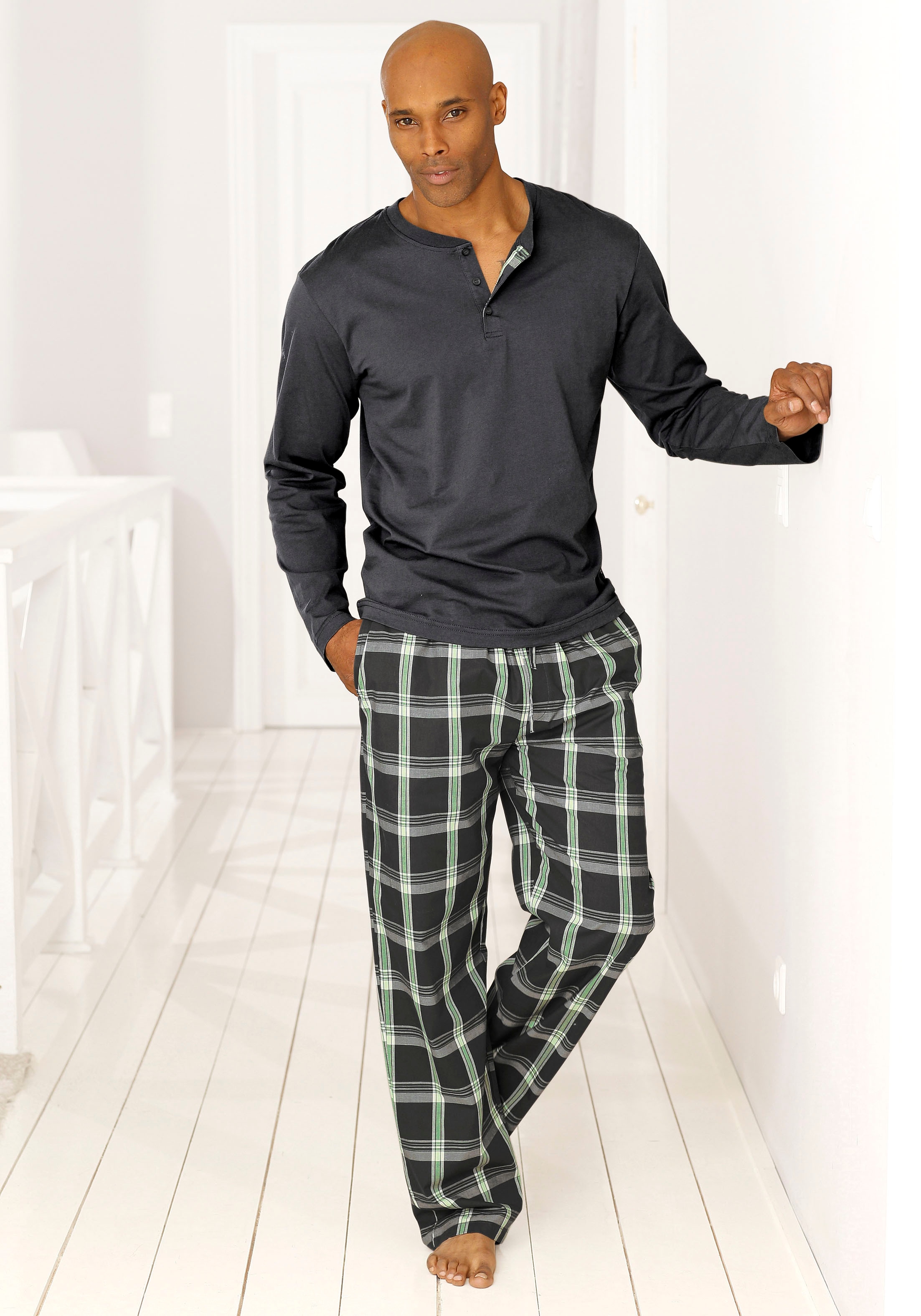 online Schlafanzug bestellen Lang ▻ Herren