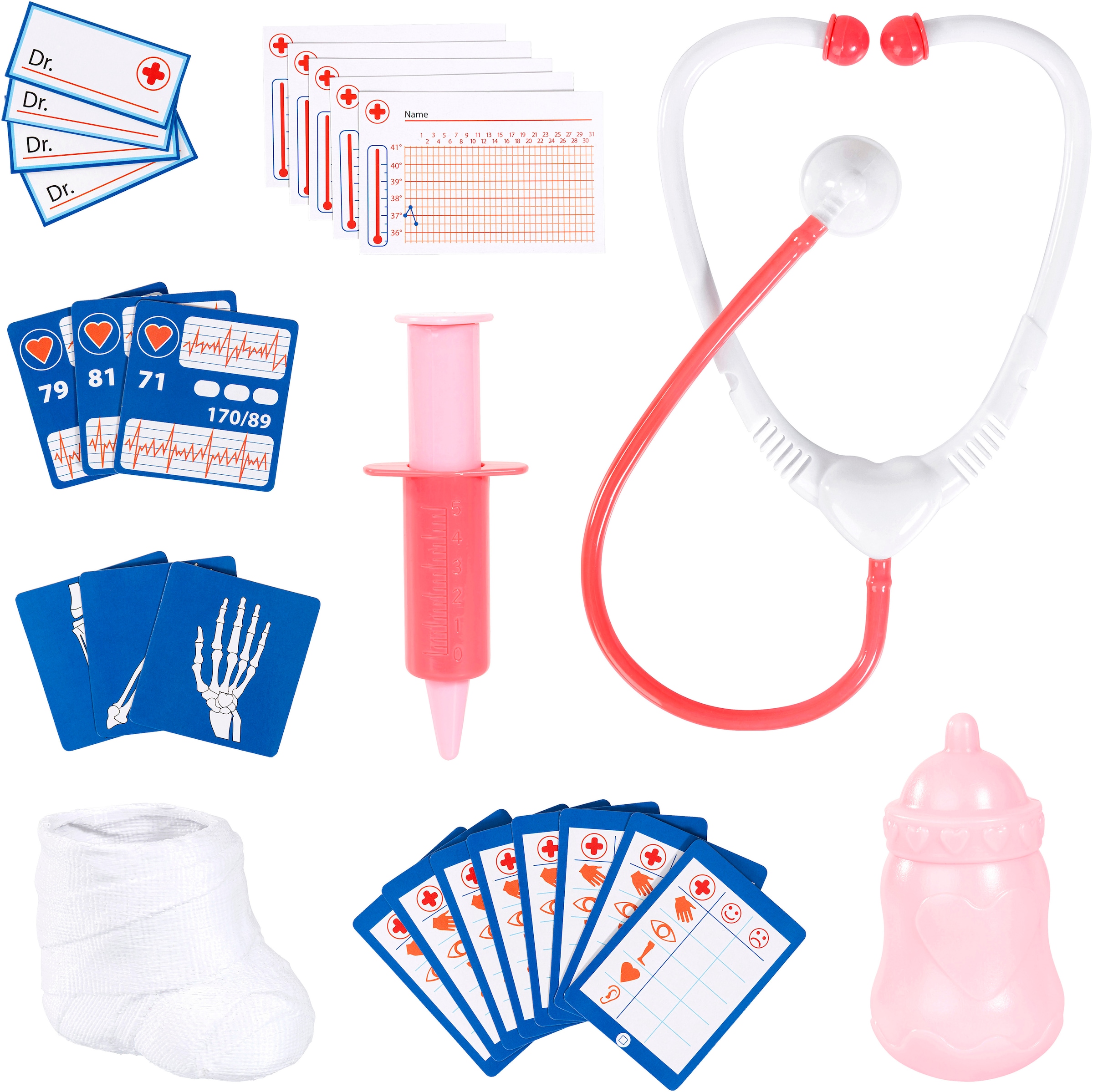 Bayer Babypuppe »Doktor Baby 36 cm« mit Funktion